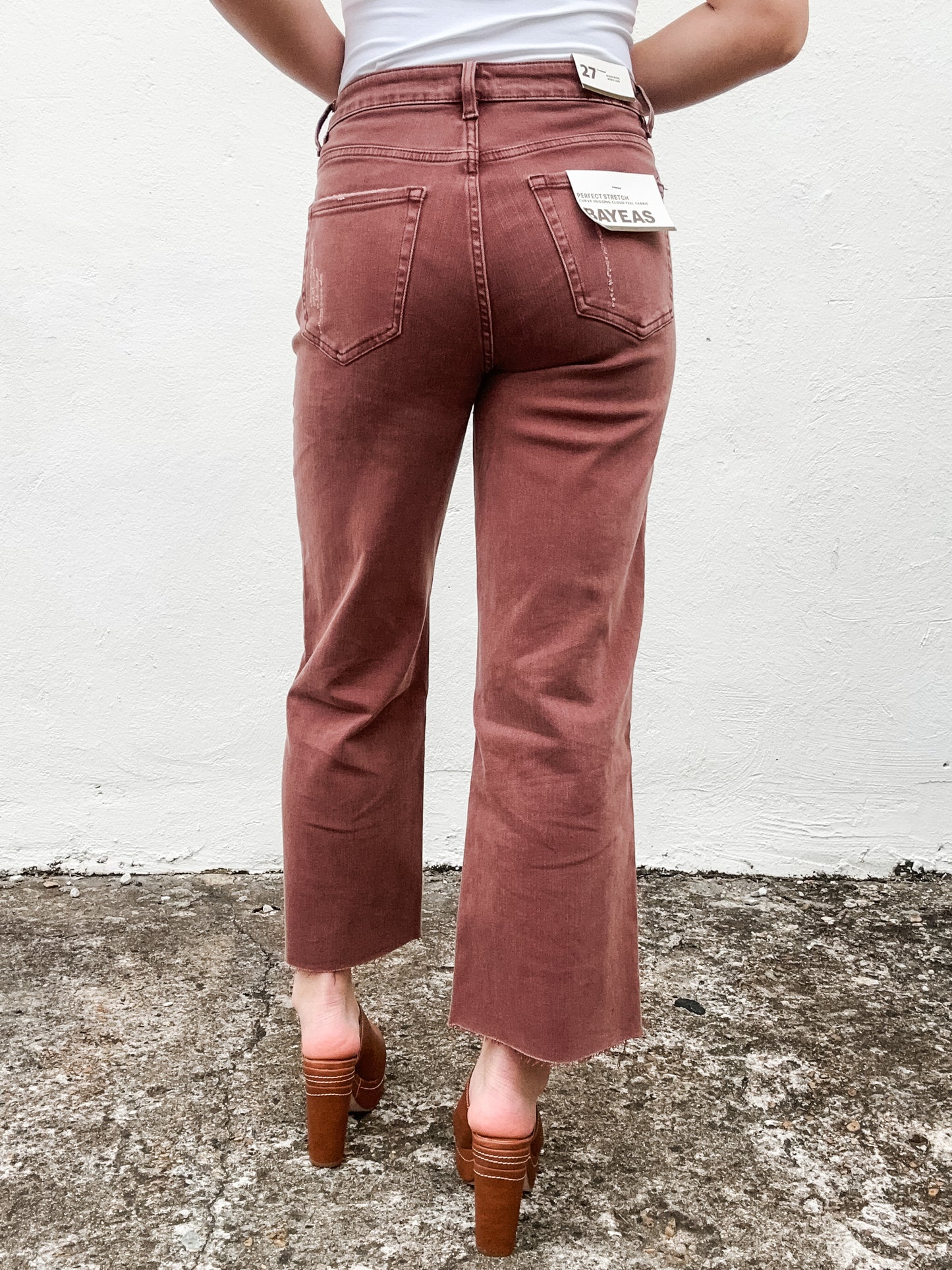 Cappuccino High Rise Jeans