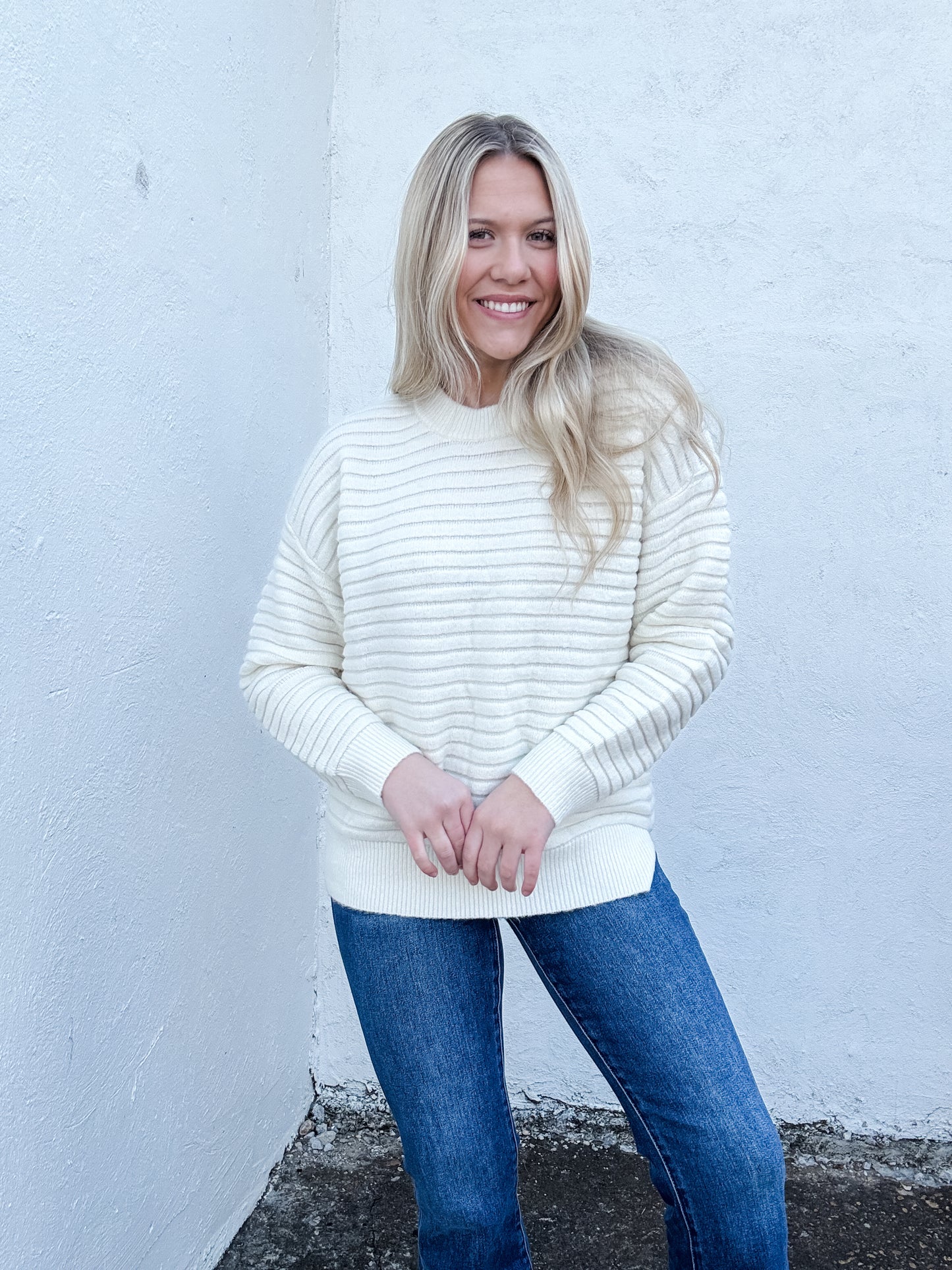 Autumn Allure Sweater Ivory