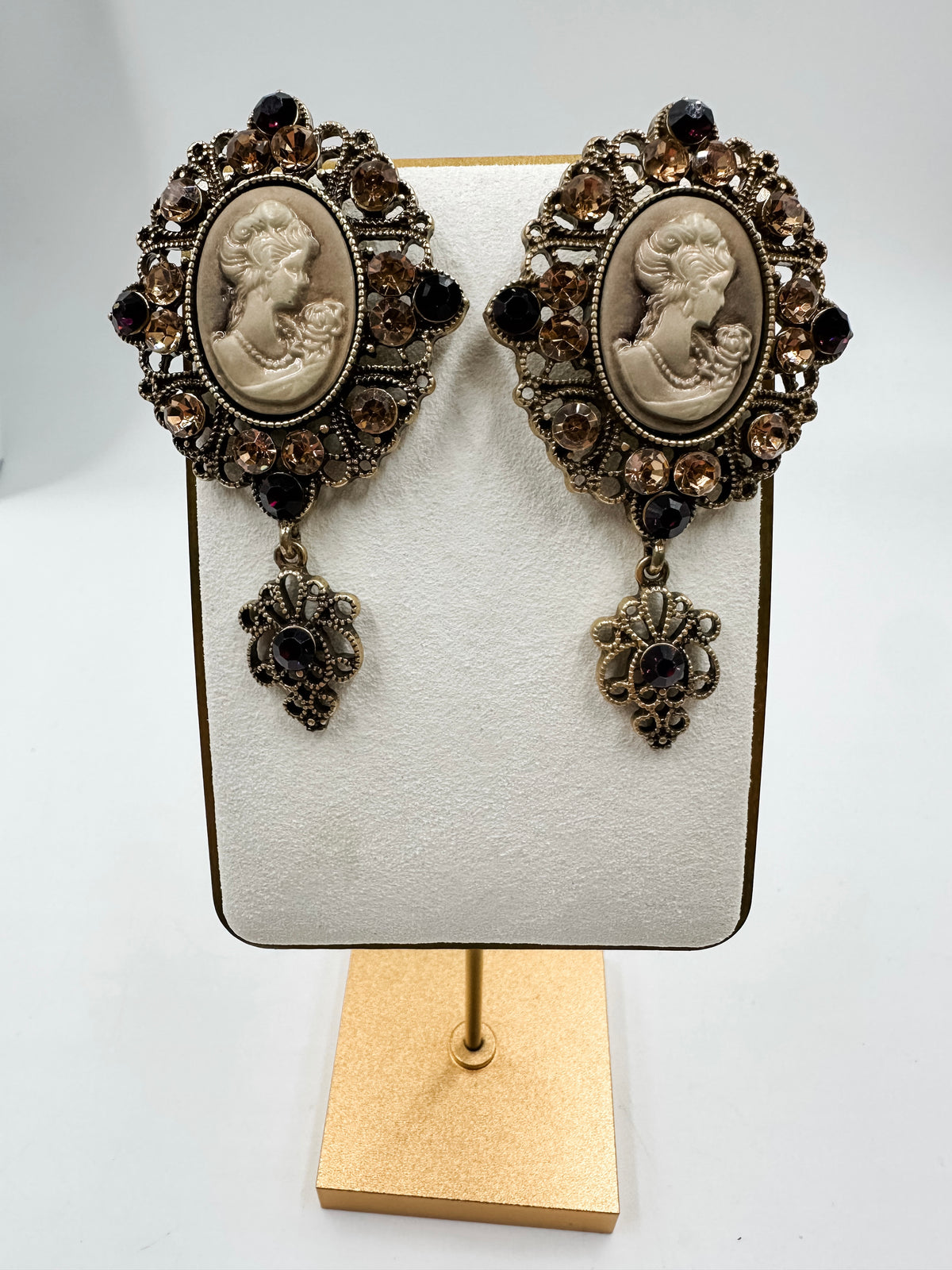 Cameo Dangle Earrings