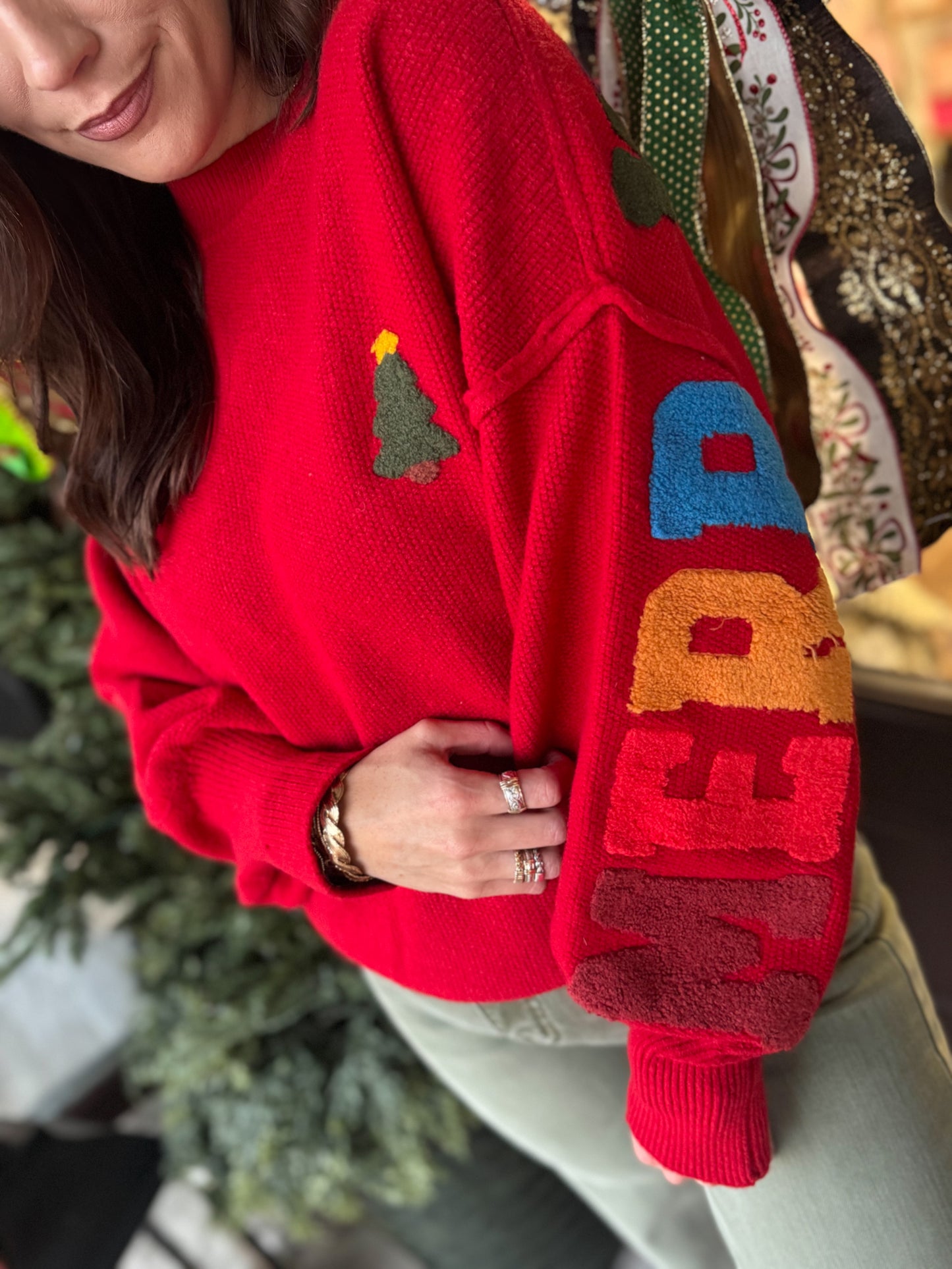 Merry Christmas to Me Sweater Red