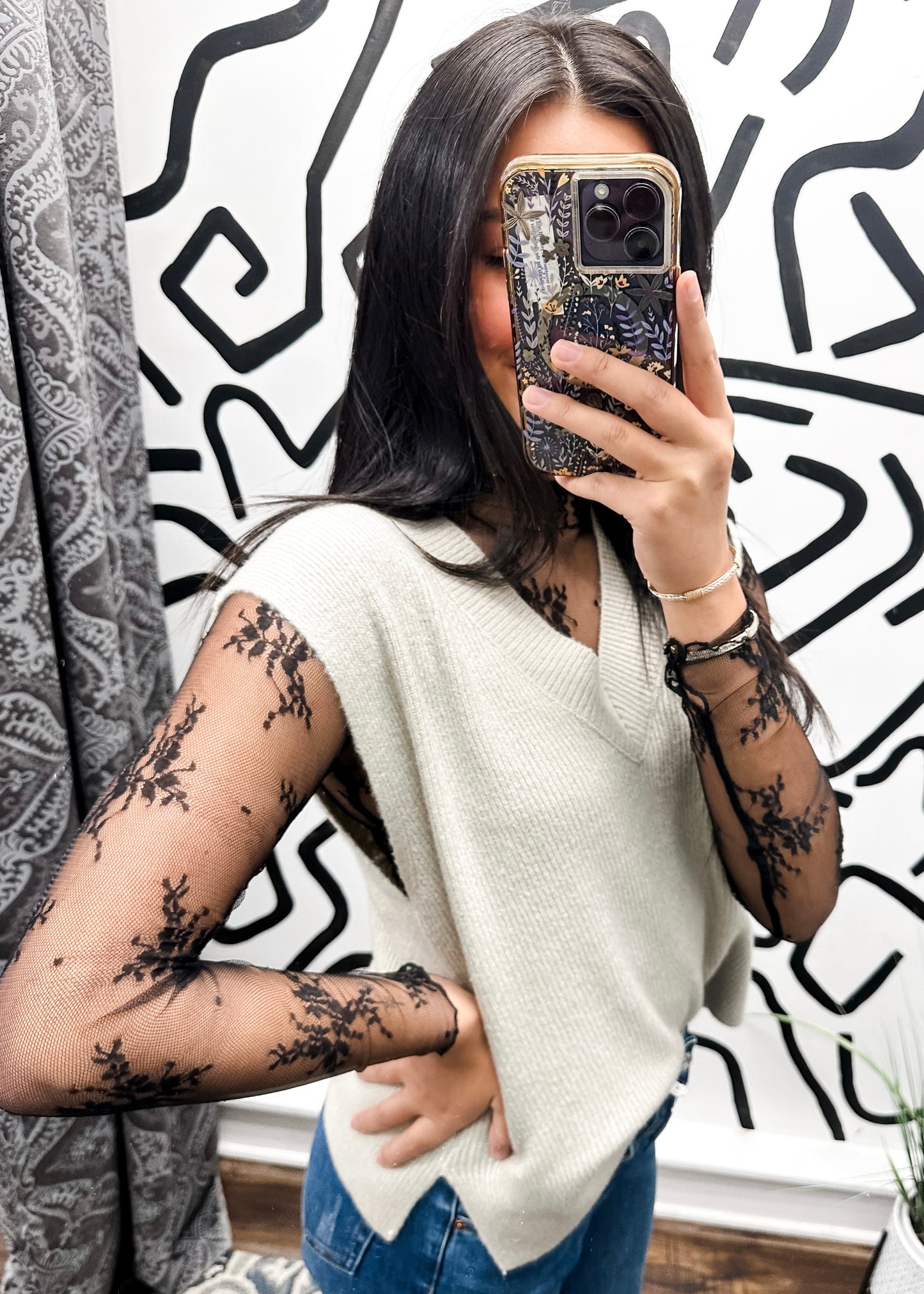 Aubry Lace Top