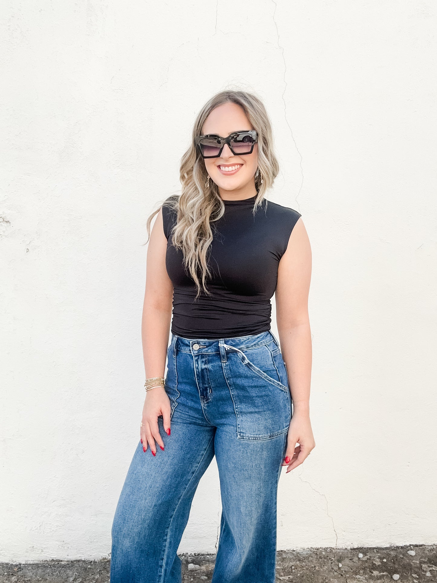Yvette Black Top