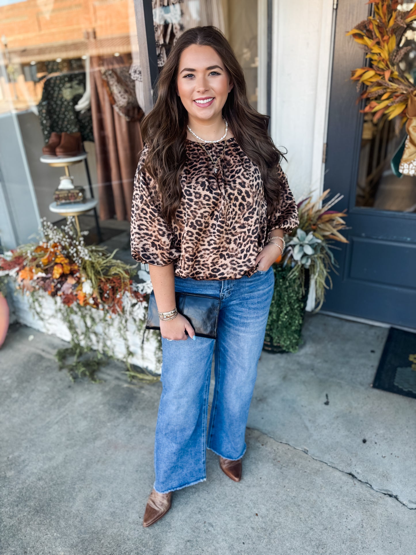 Cheetah Charm Blouse