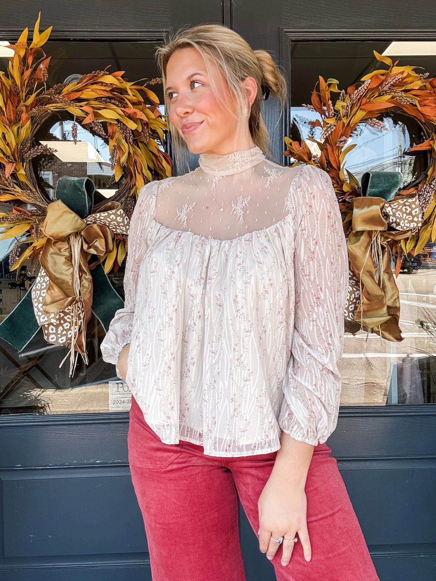 Delicate Bouquet Blouse