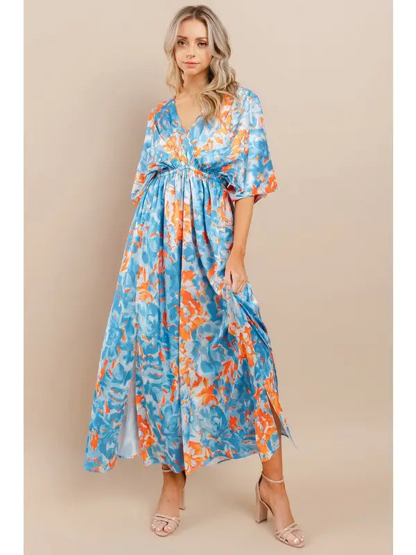 Baltic Blue Maxi Dress