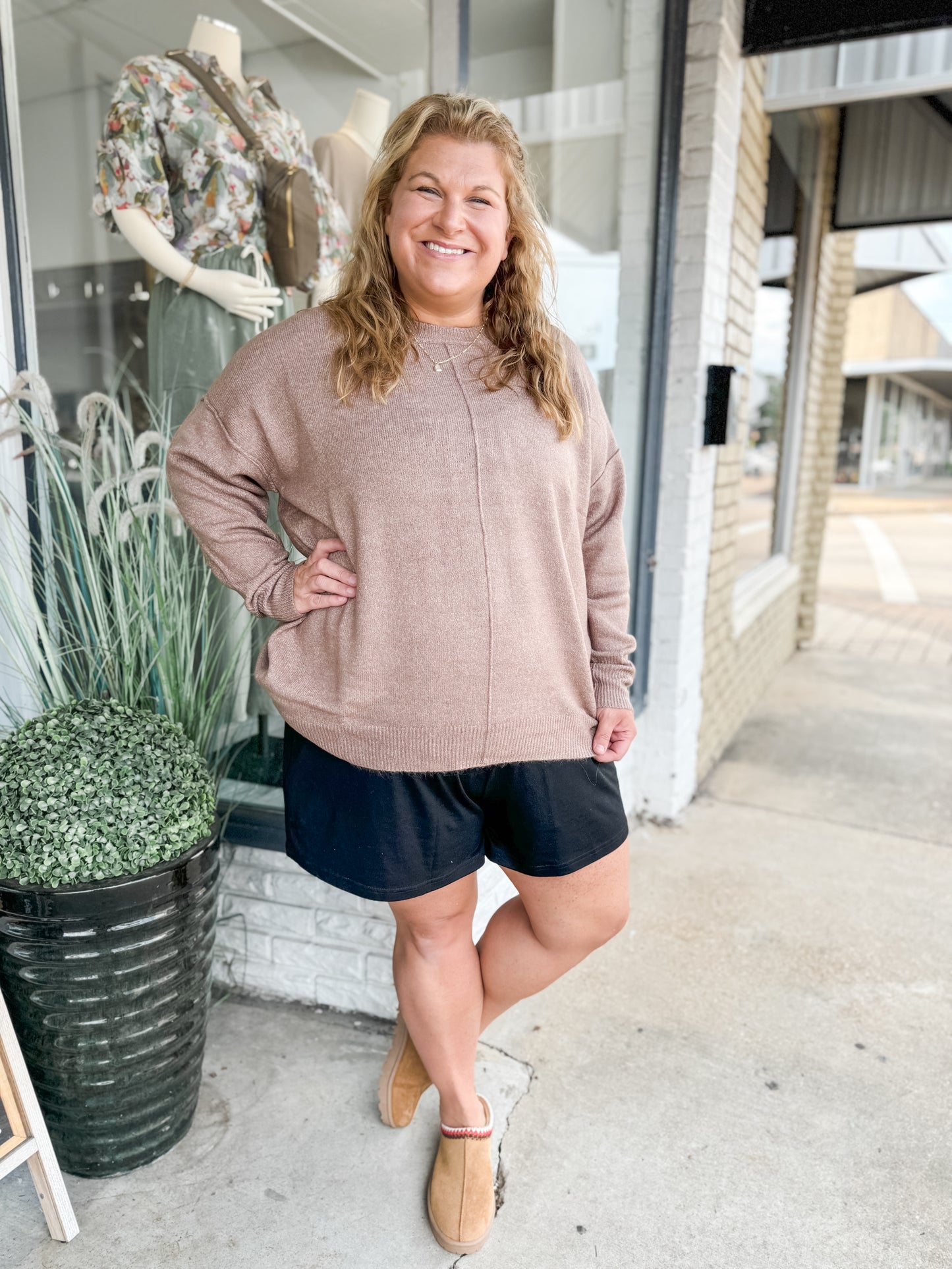 Maple Latte Sweater Plus