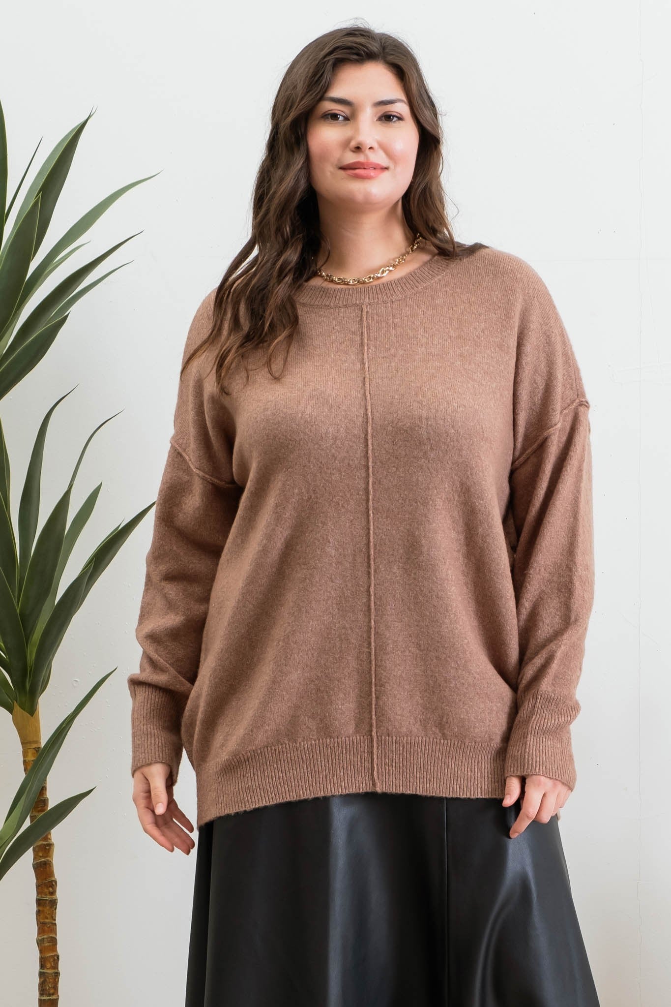 Maple Latte Sweater Plus