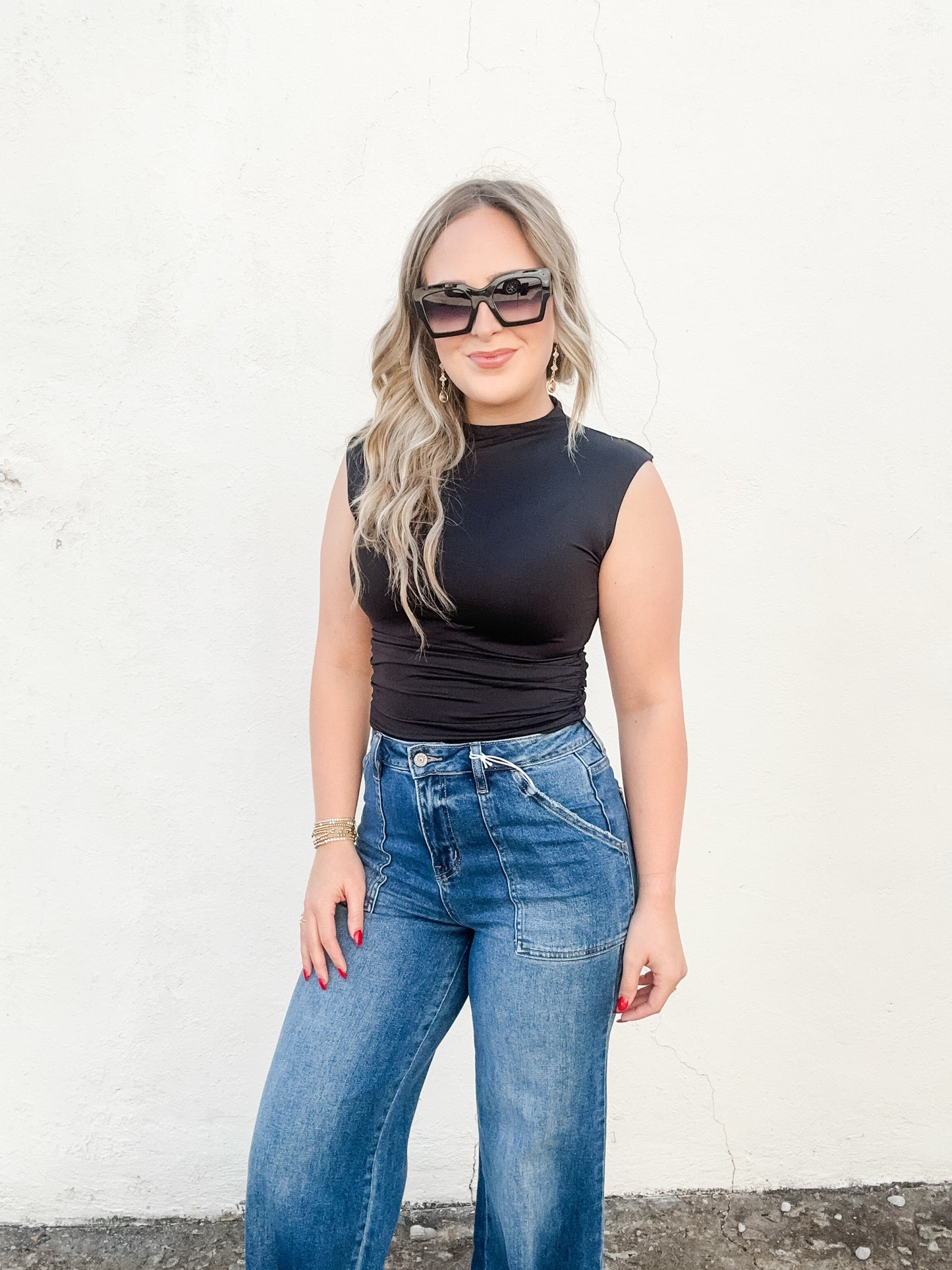 Yvette Black Top