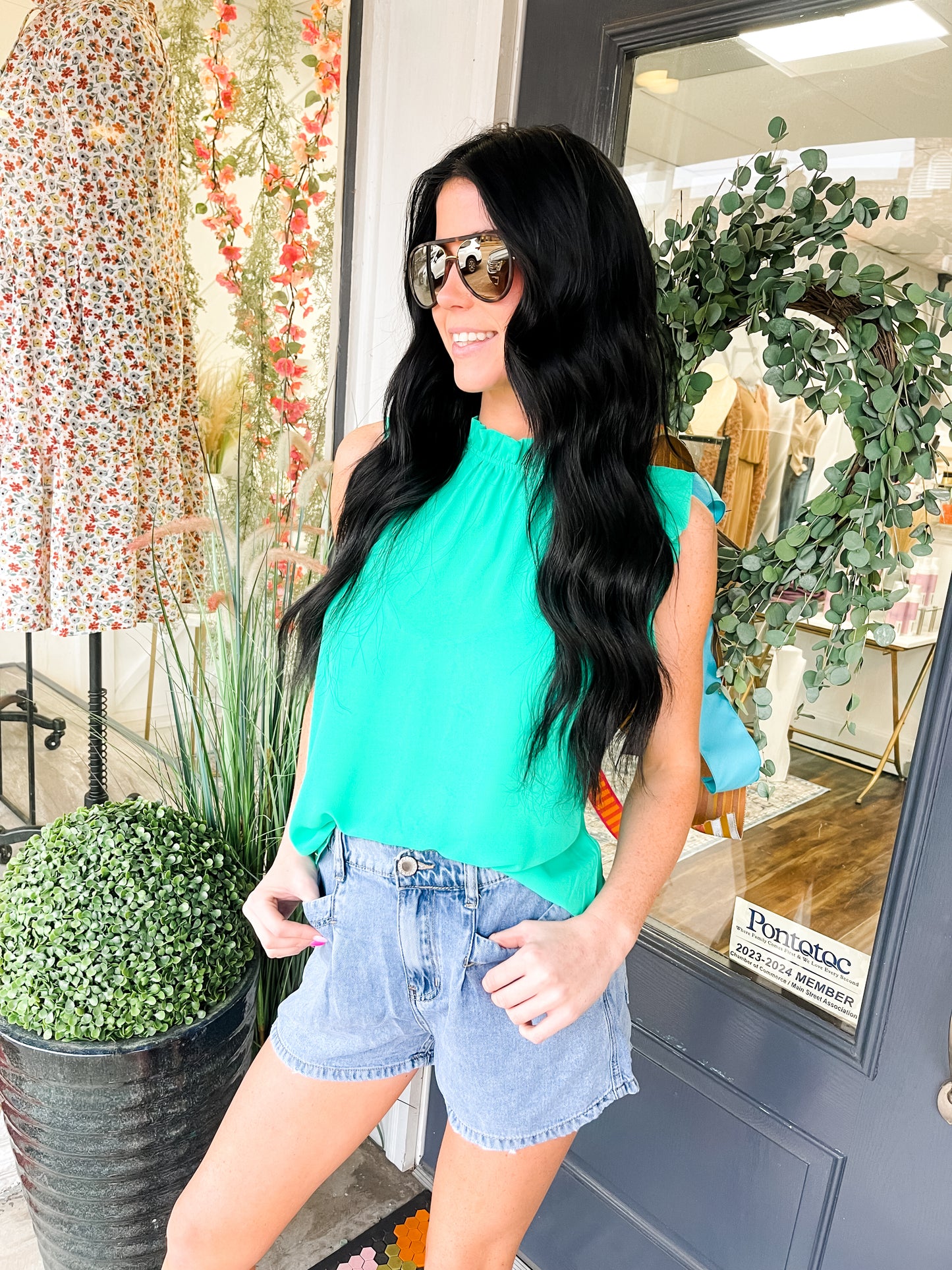 Palm Oasis Top