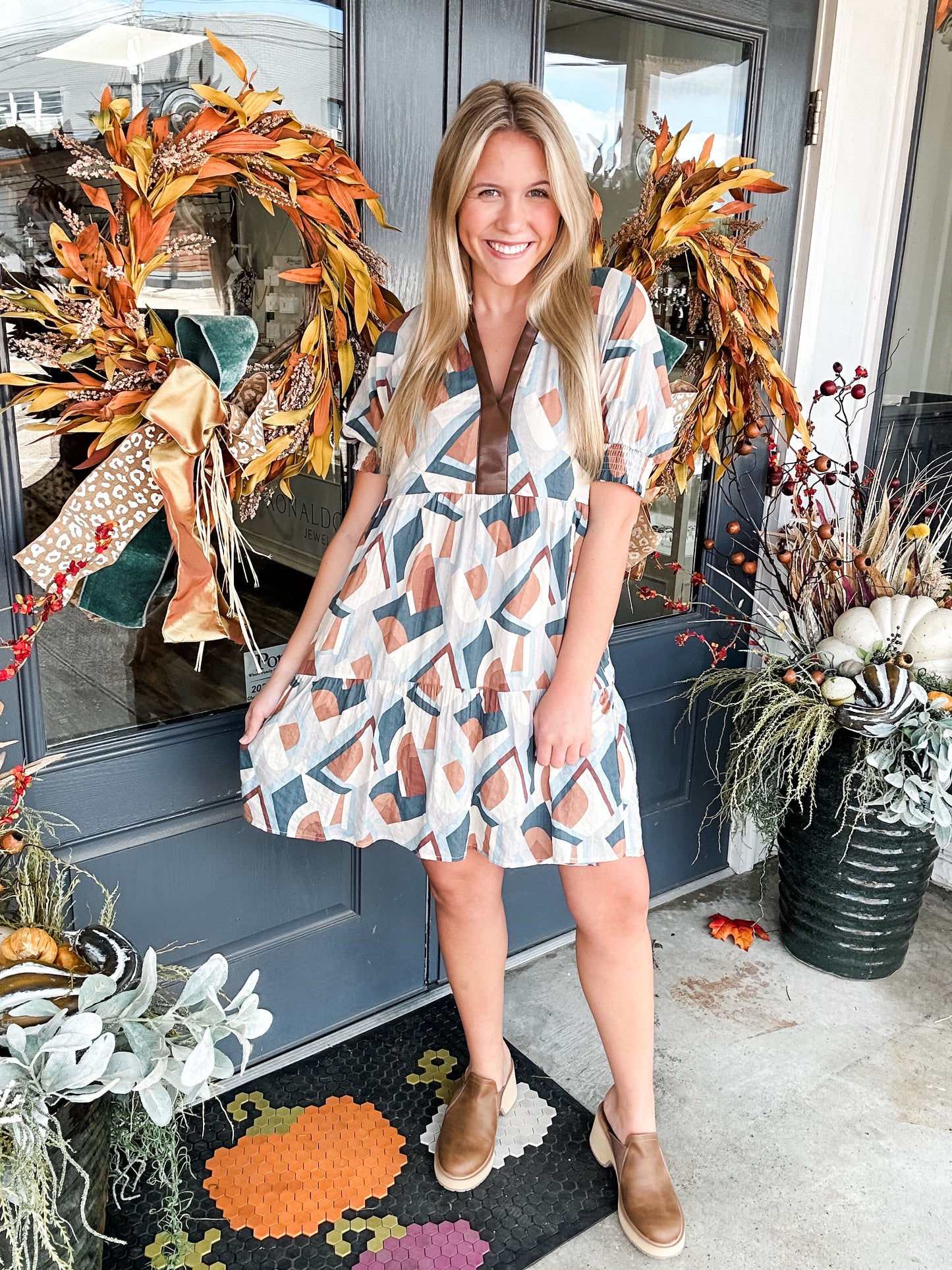 Autumn Avenue Mini Dress