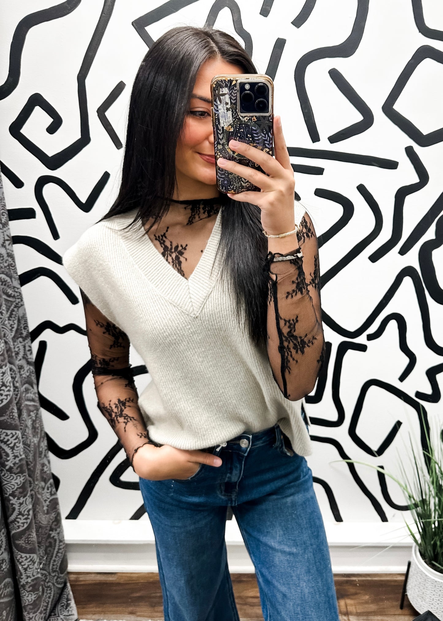 Aubry Lace Top