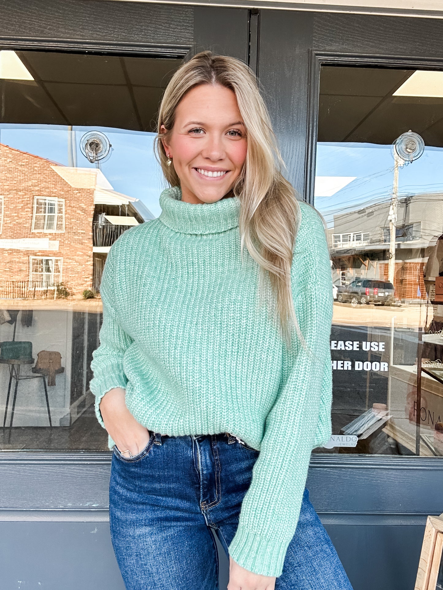 Sedona Sweater Seafoam