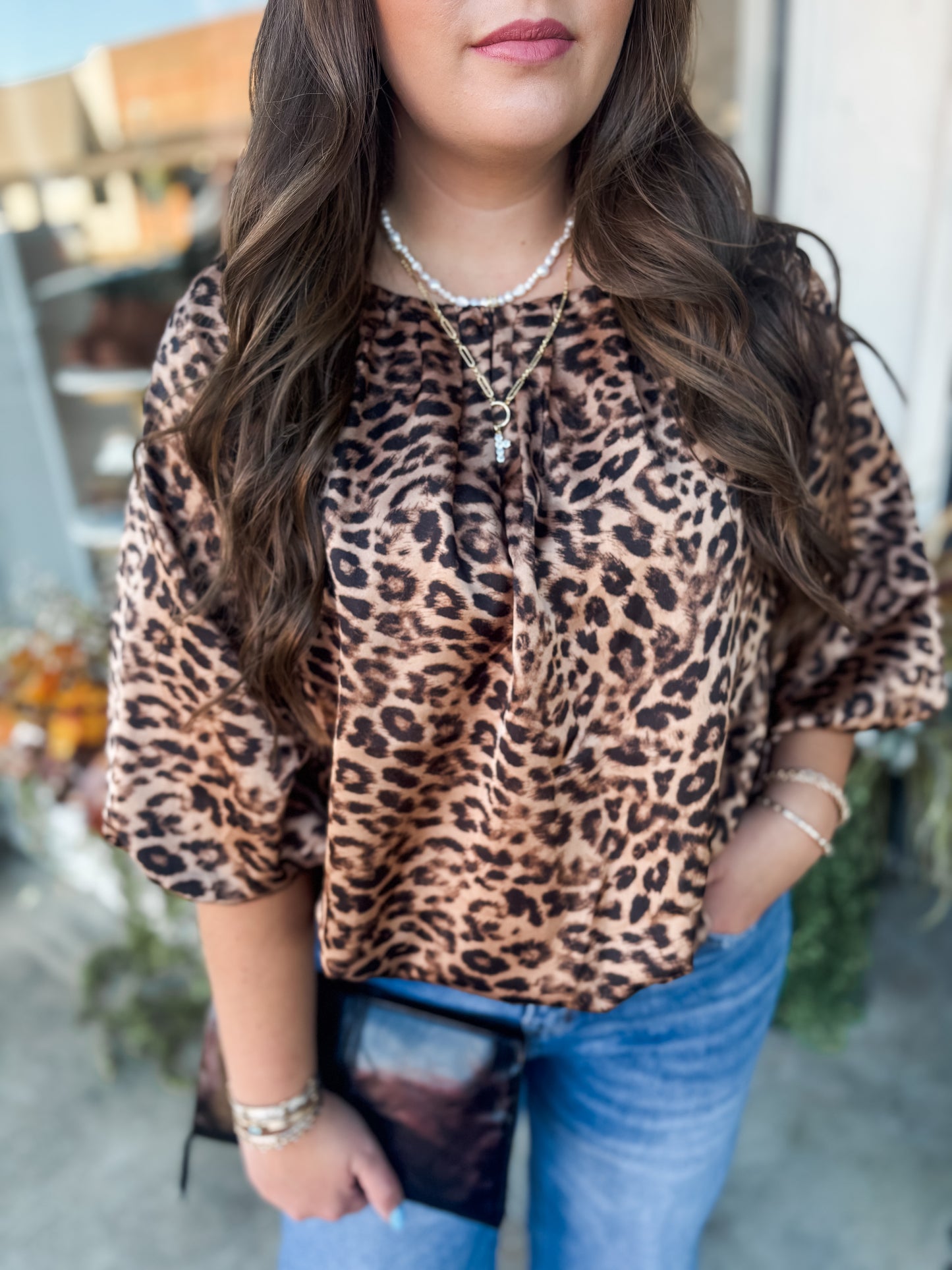 Cheetah Charm Blouse