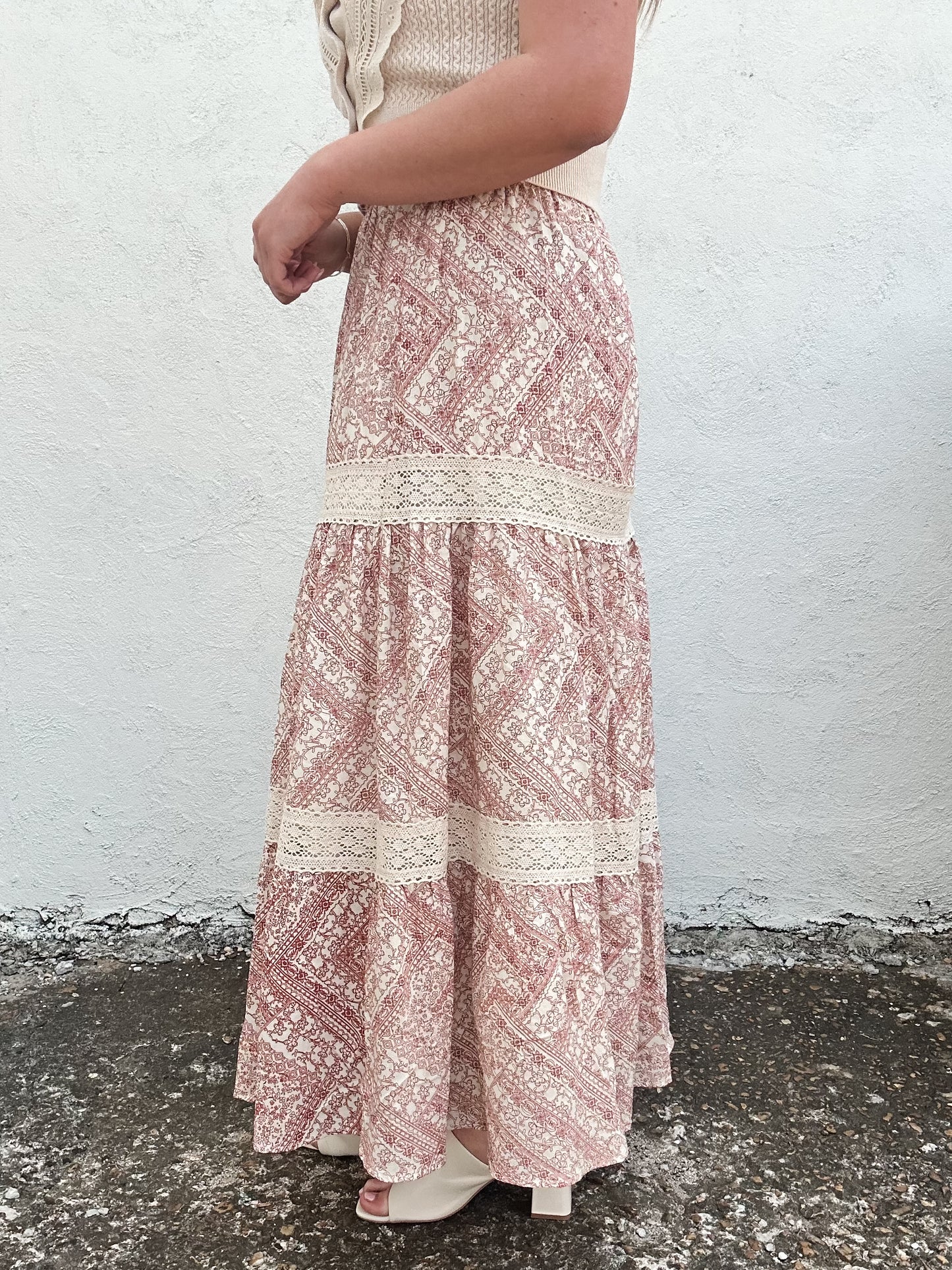 Ruched Waist Skirt