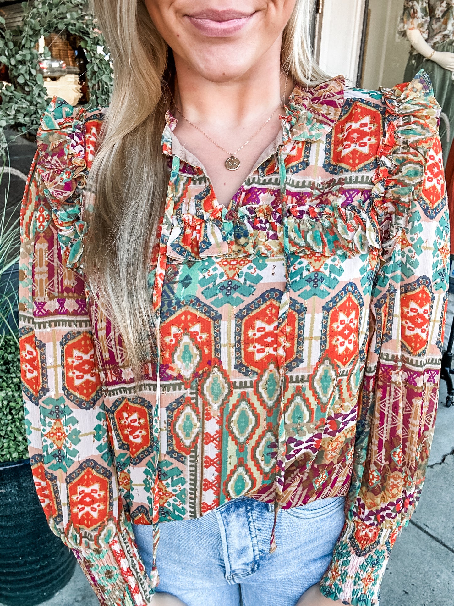 Ancient Tapestry Top