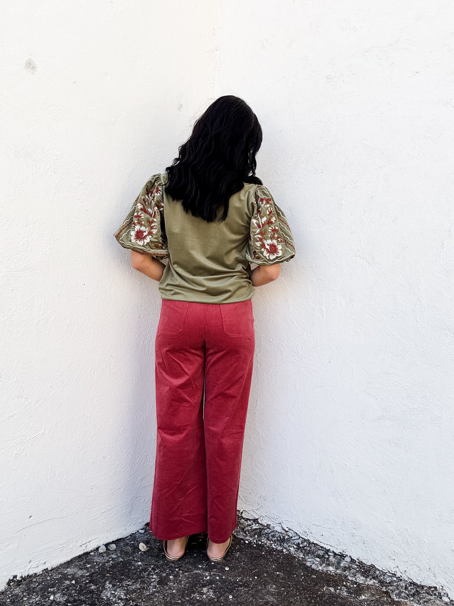 Moss and Thread Top