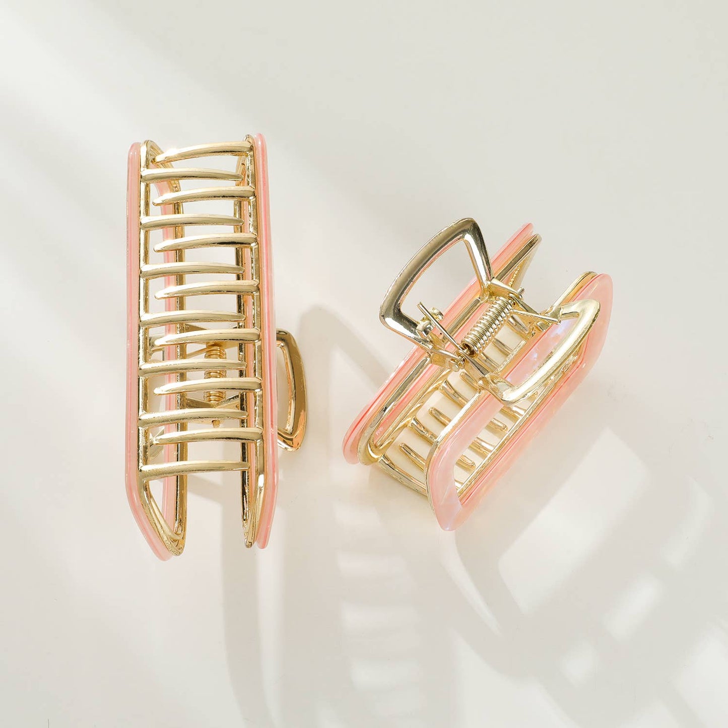 Harlow Large Rectangle Metal Claw Clip