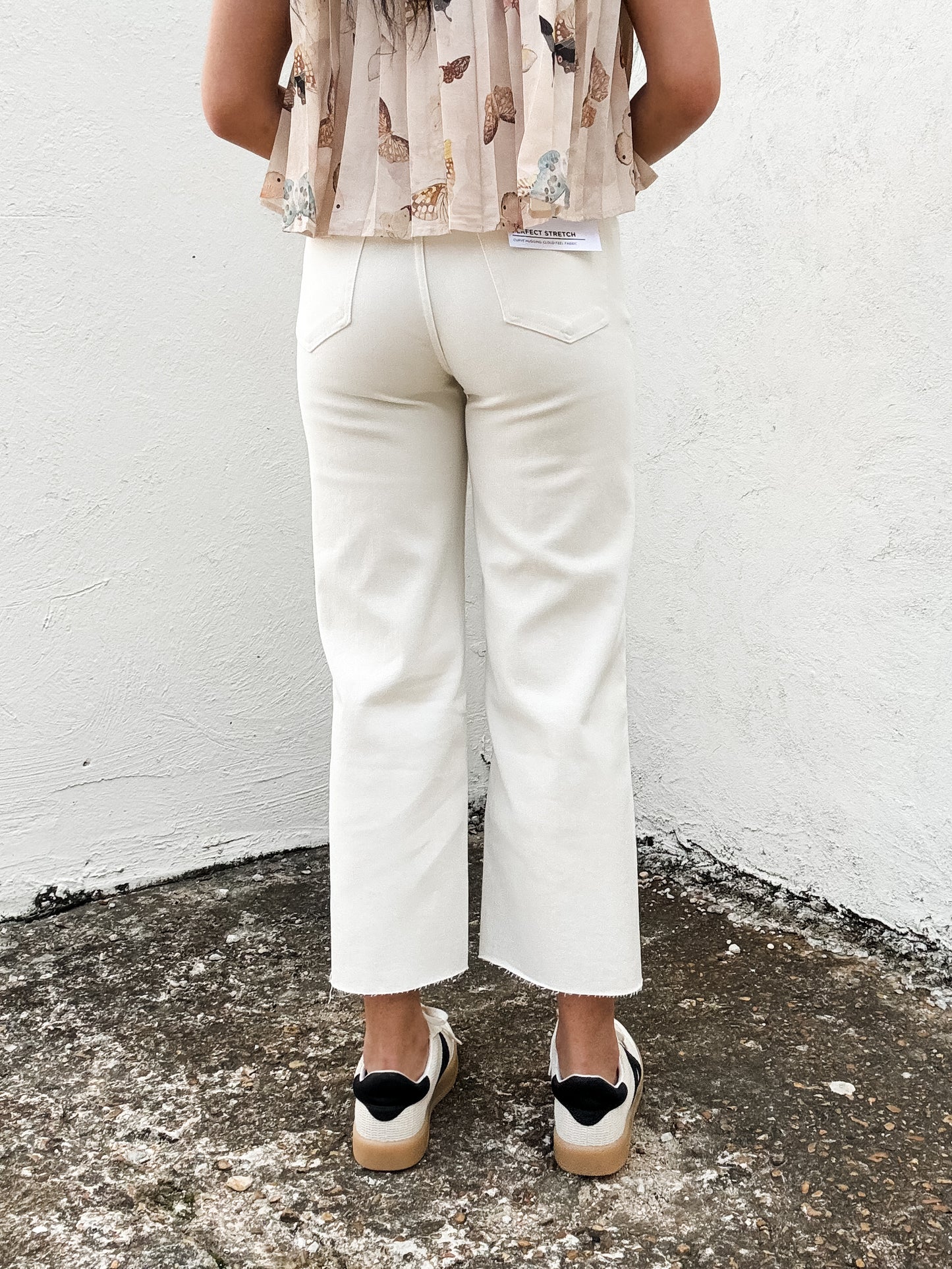 High Rise Wide Leg Denim Jeans