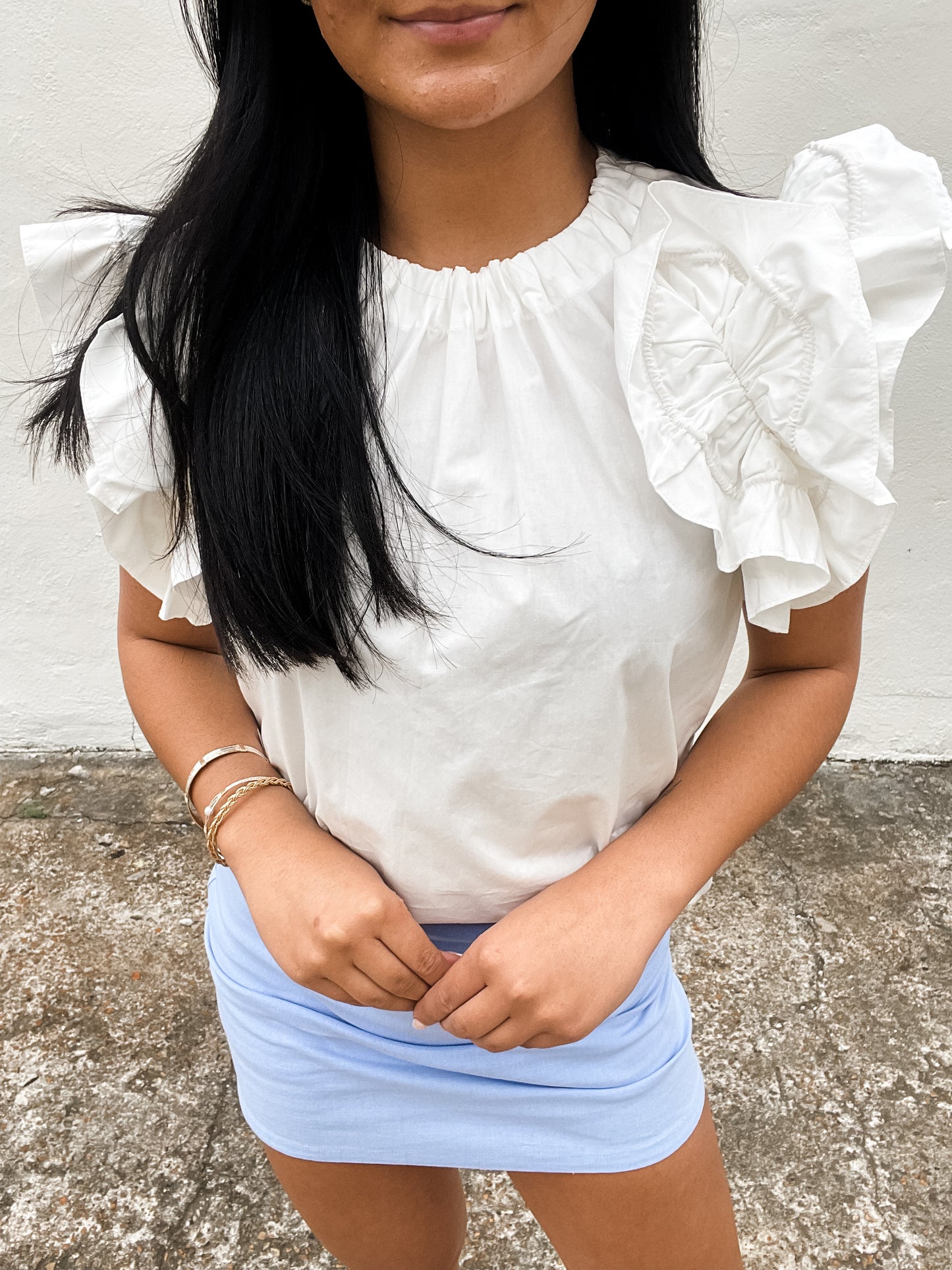Fluff and Flutter Top