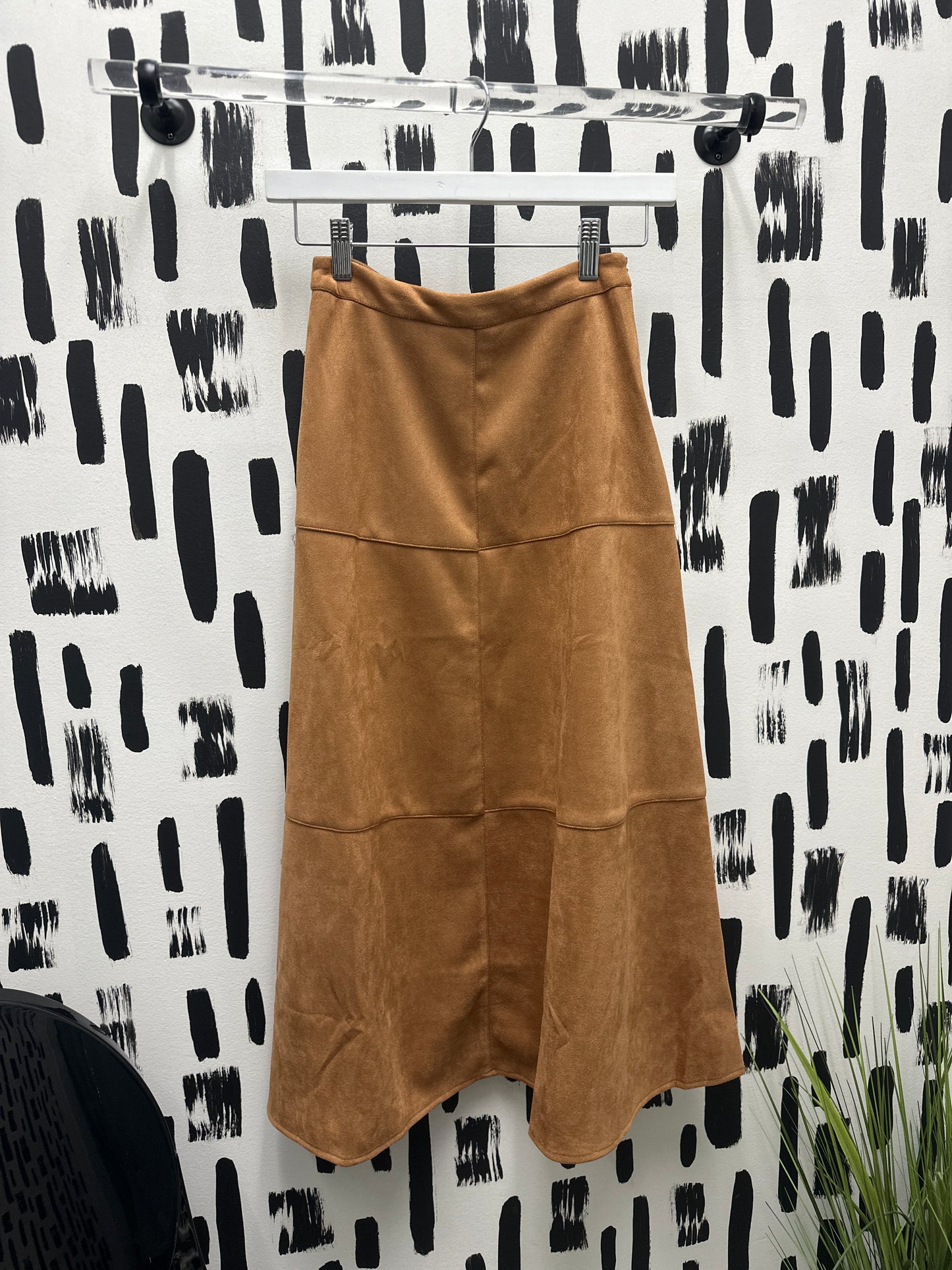 Burnt Suede Skirt