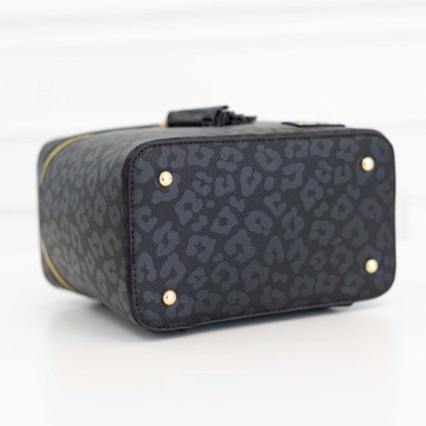 Lux Cosmetic Bag Black Leopard