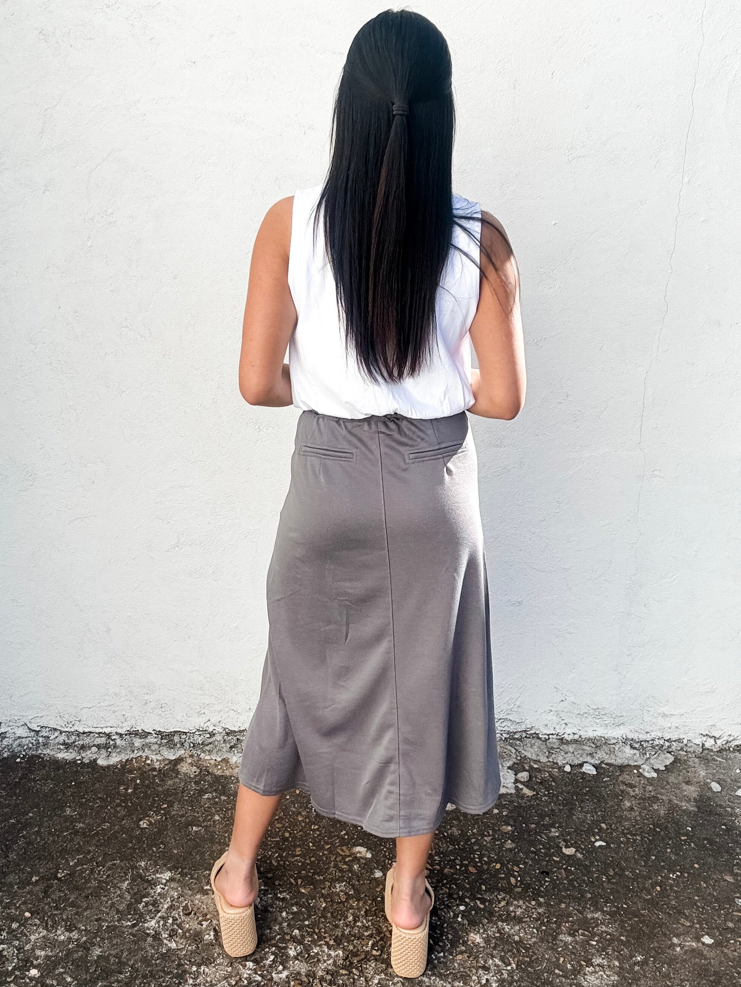 Intense French Midi Skirt