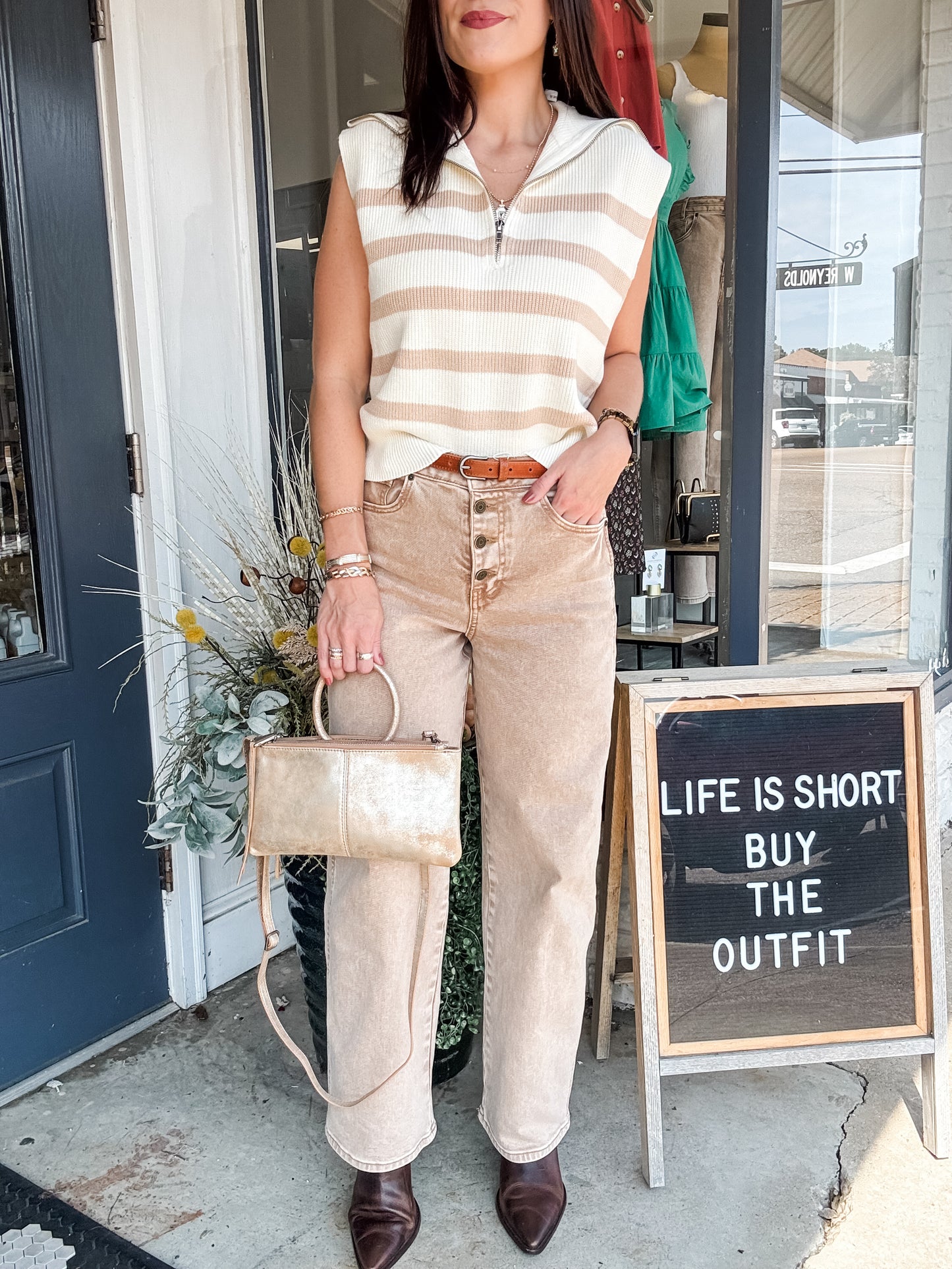 Winter Pearl Sweater Vest