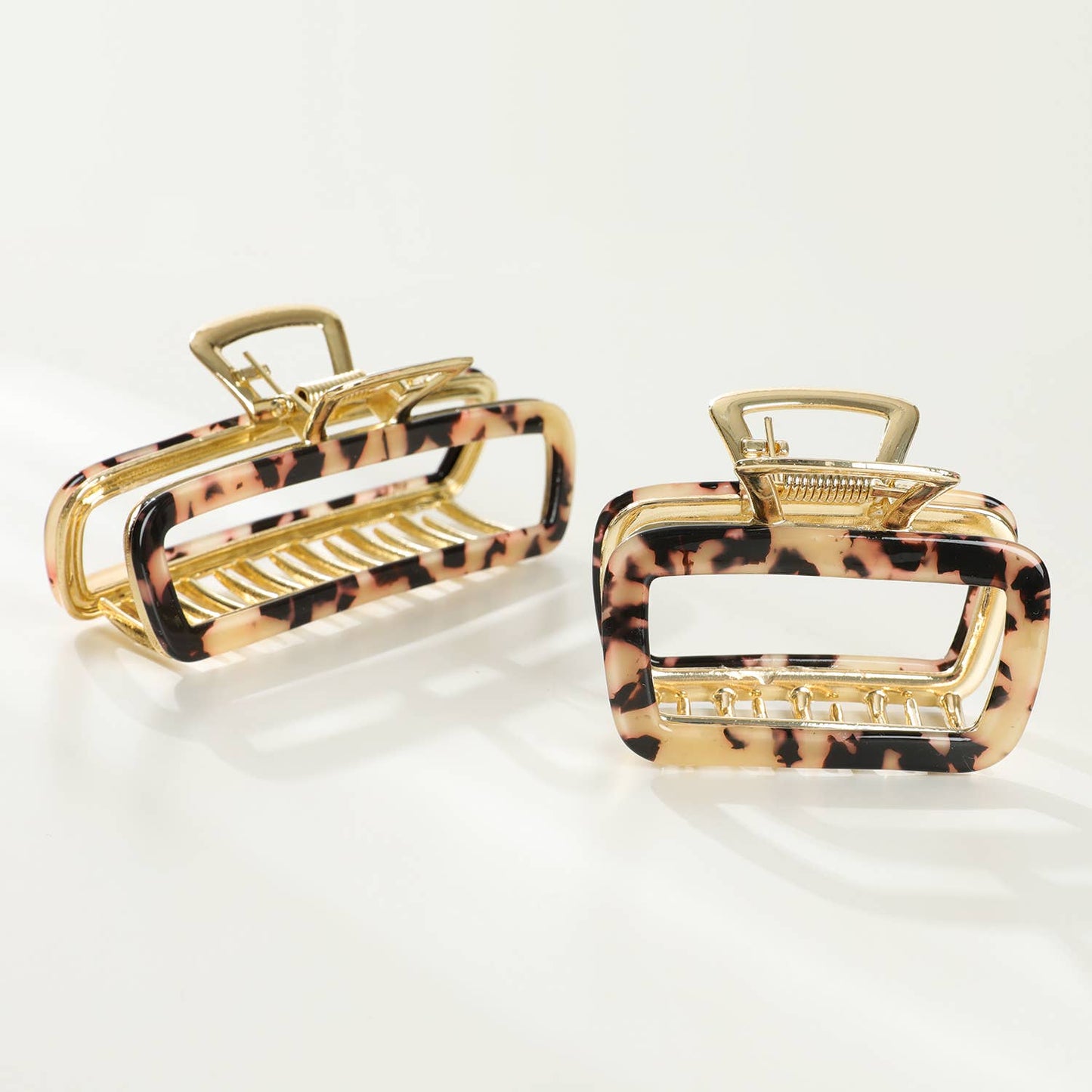 Harlow Large Rectangle Metal Claw Clip