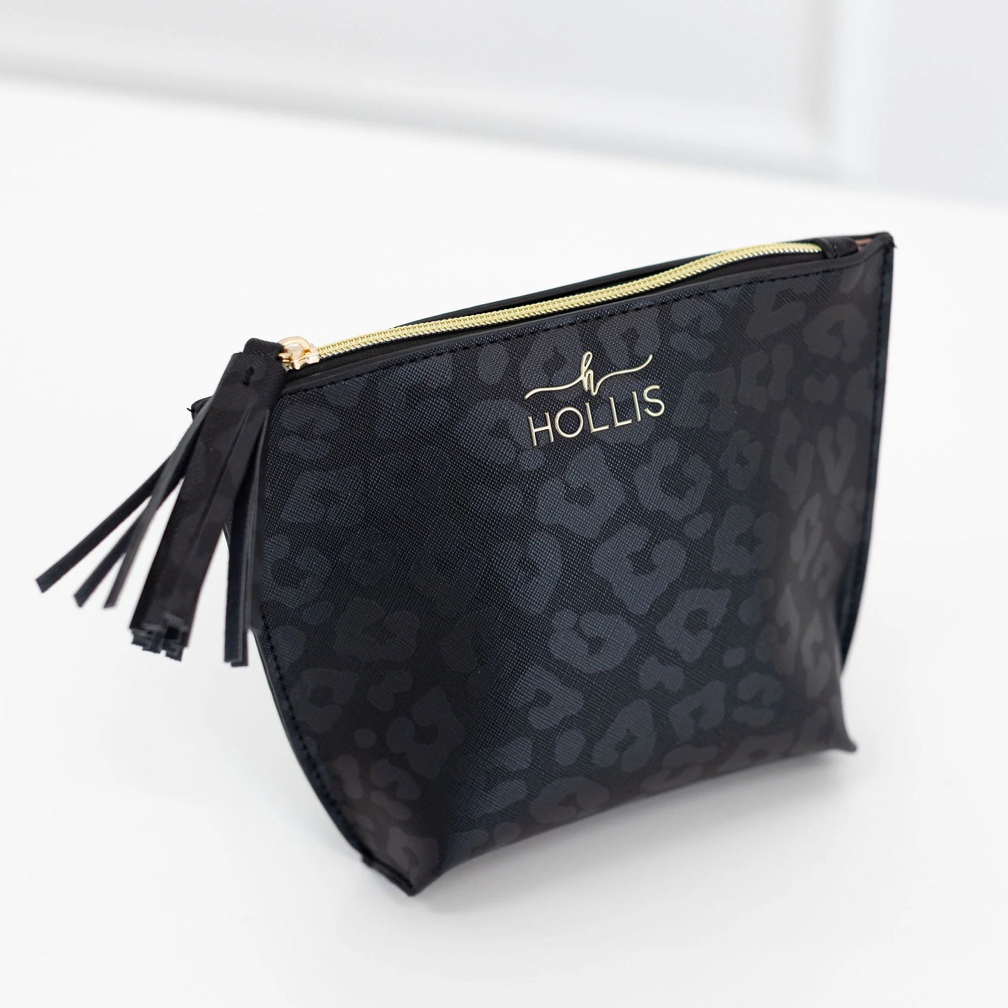 Holy Chic Cosmetic Bag Black Leopard