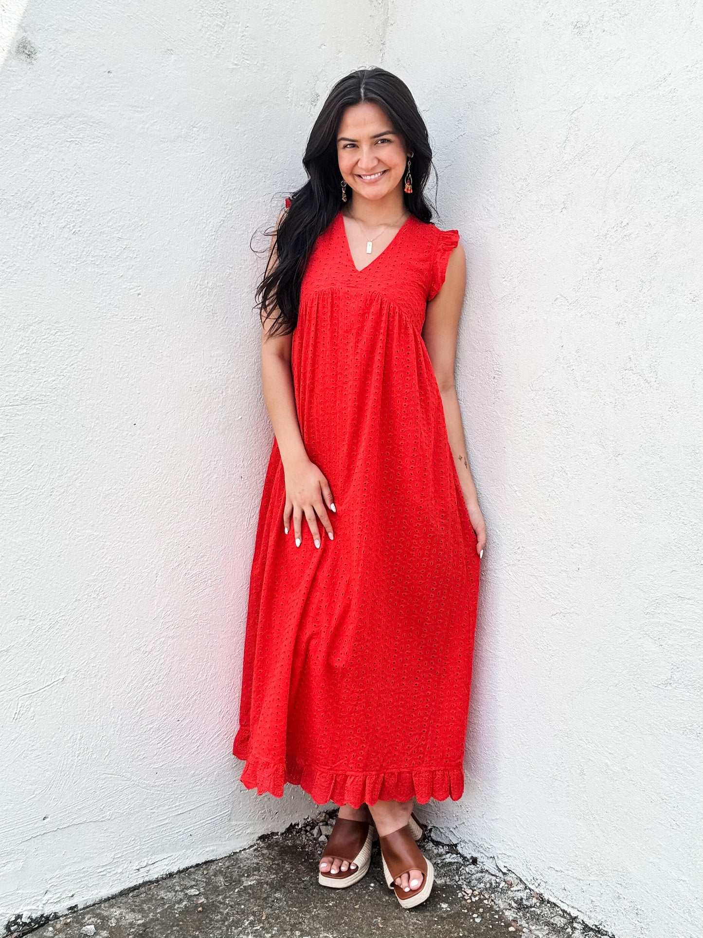 The Dutton in Hibiscus Eyelet