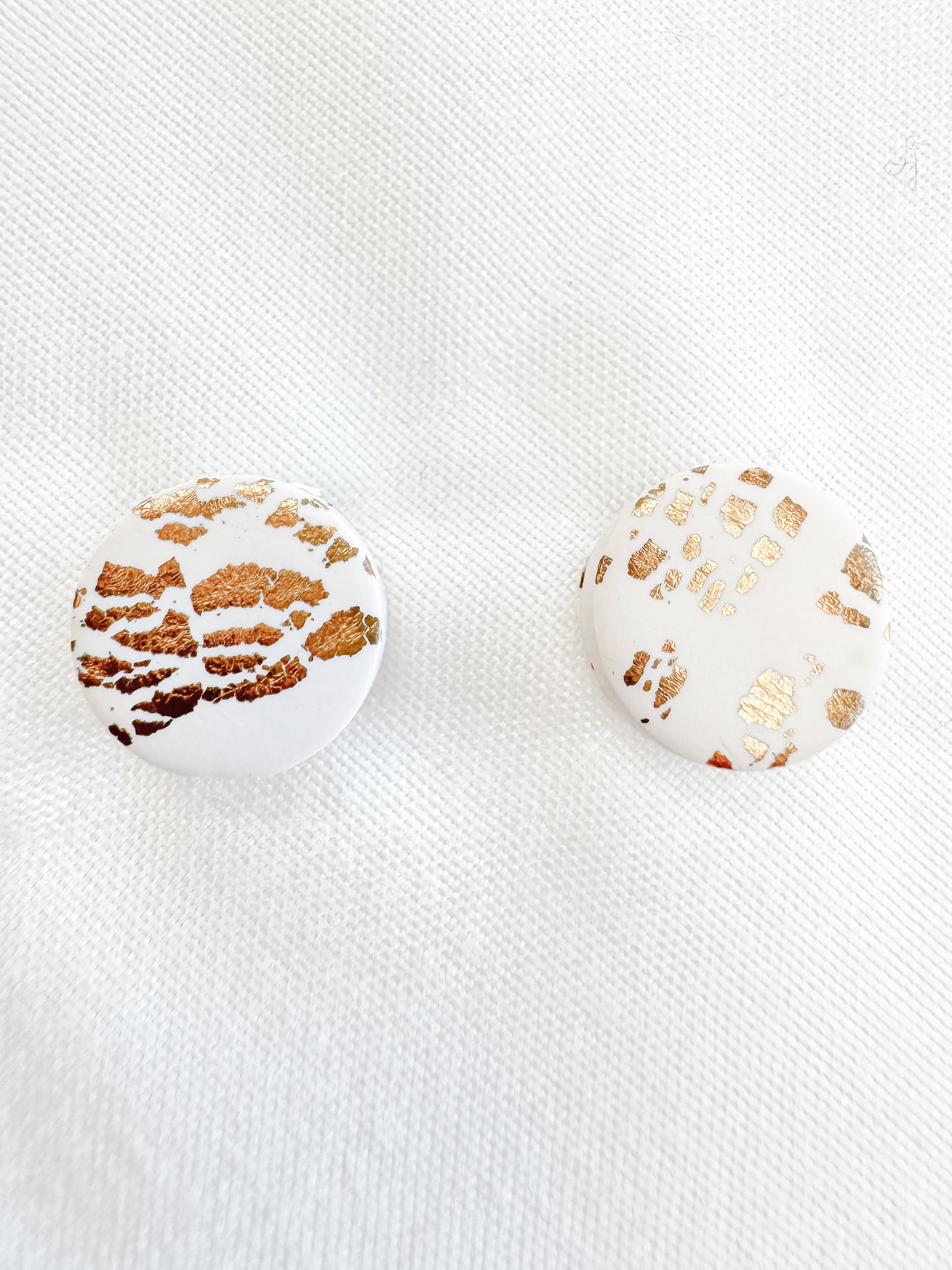 Gold Fleck Studs