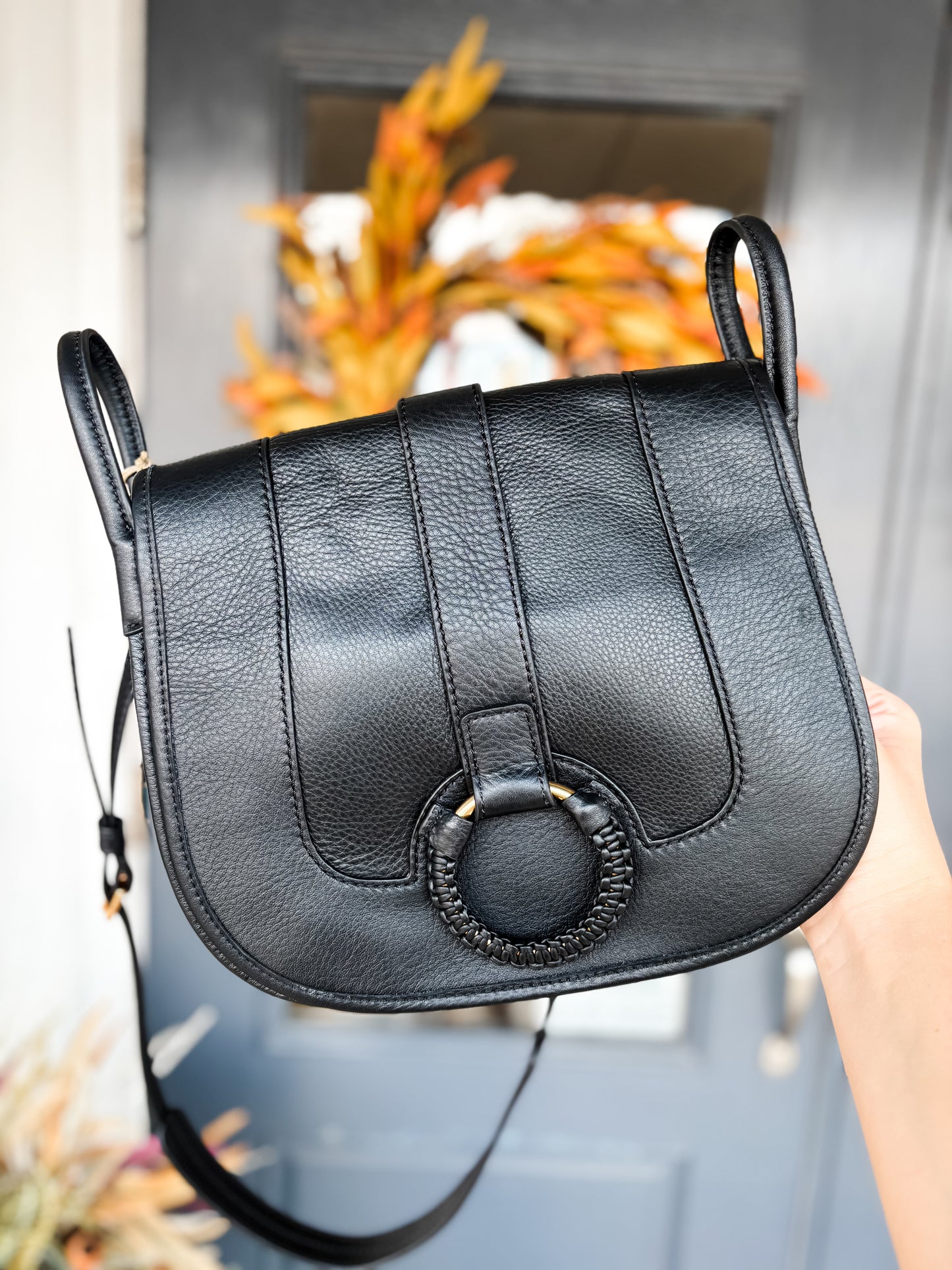 Kiva Large Crossbody in Black