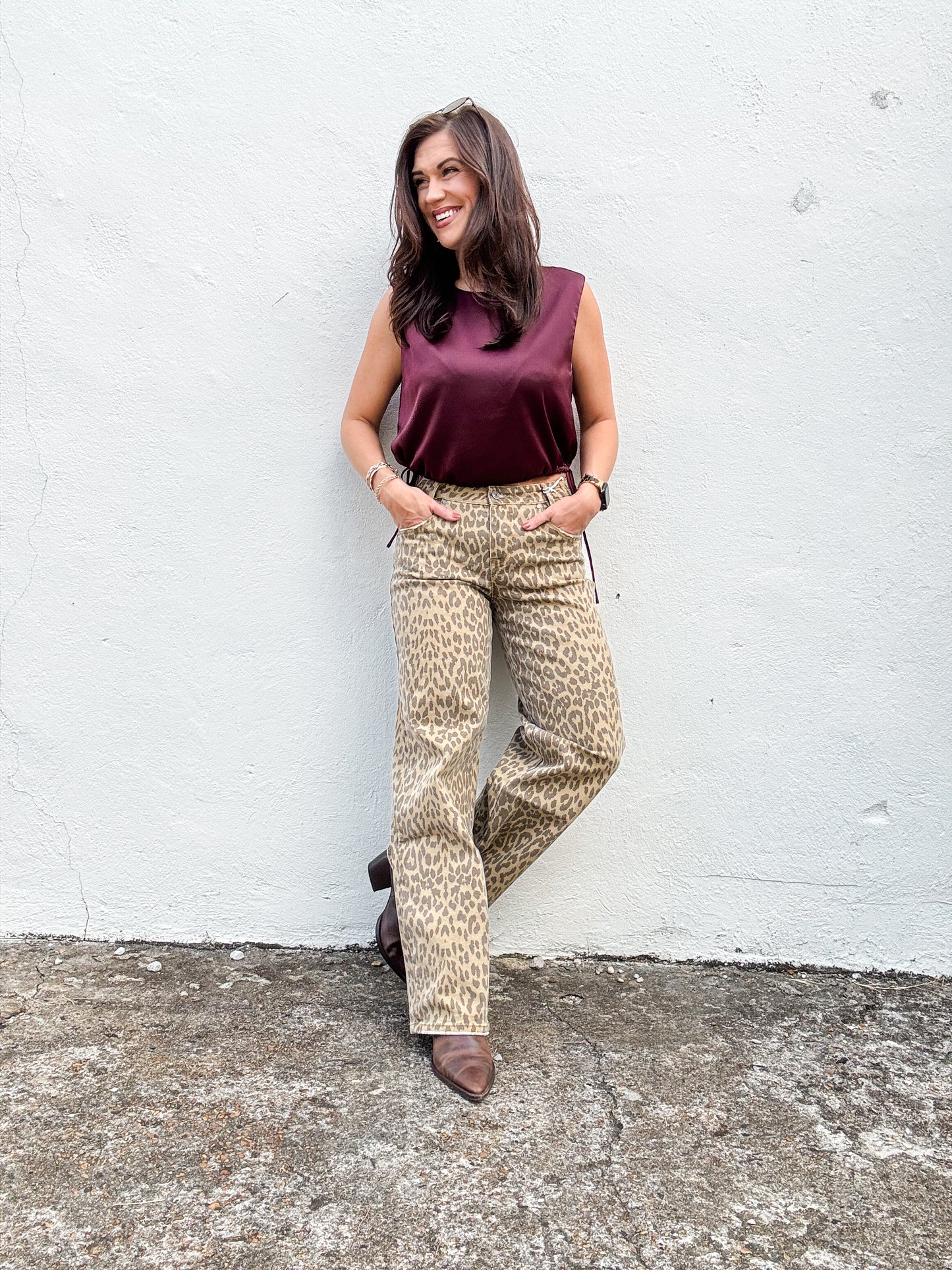 Leopard Luxe Jeans