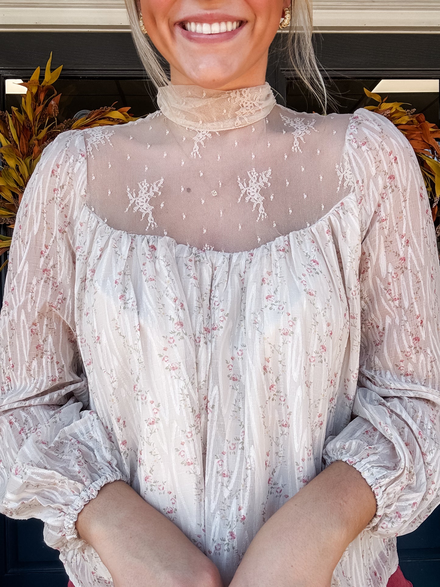 Delicate Bouquet Blouse