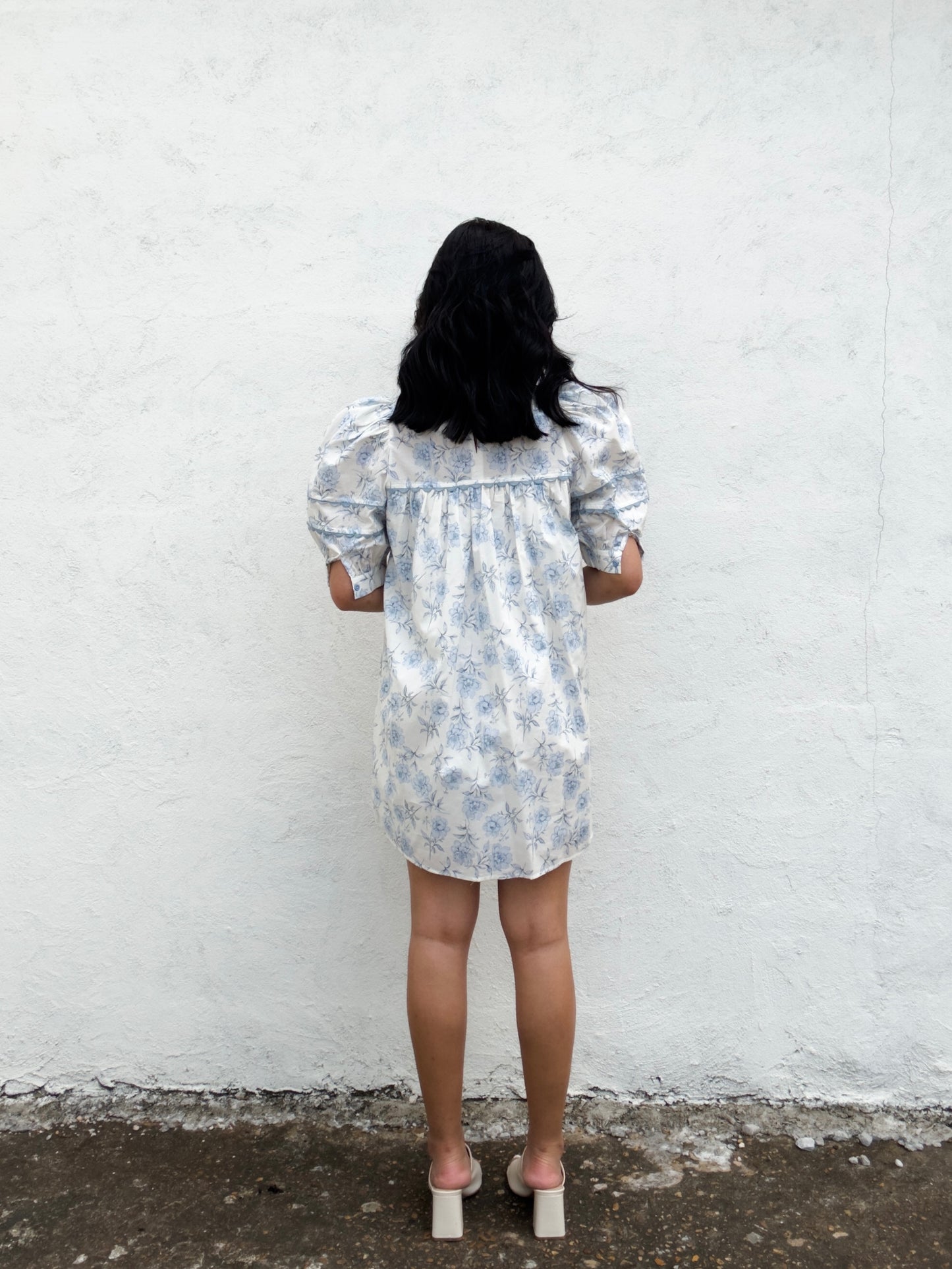 Azure Floral Dress