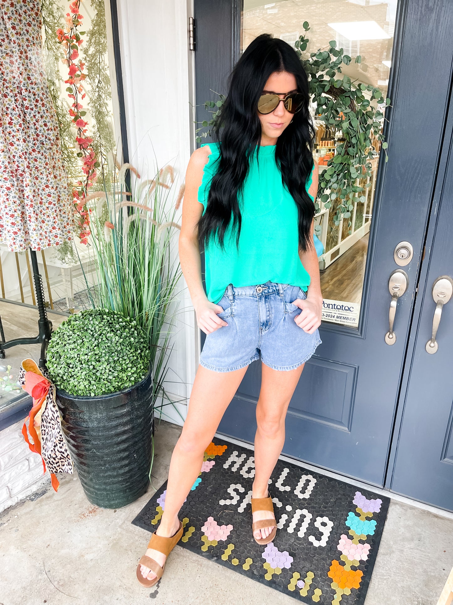 Palm Oasis Top