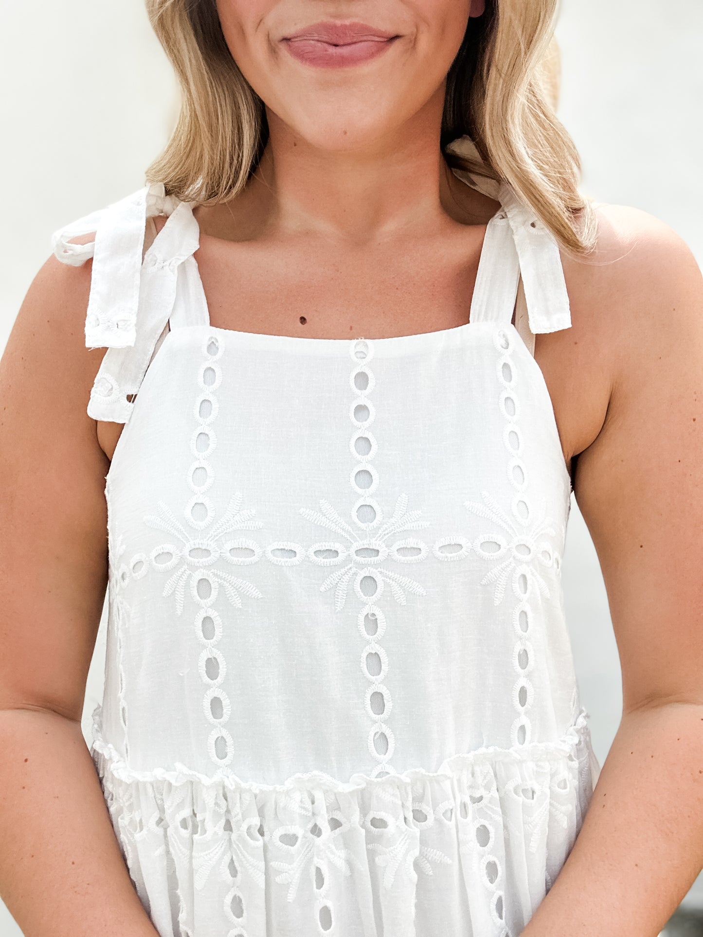 The Nara in White Eyelet