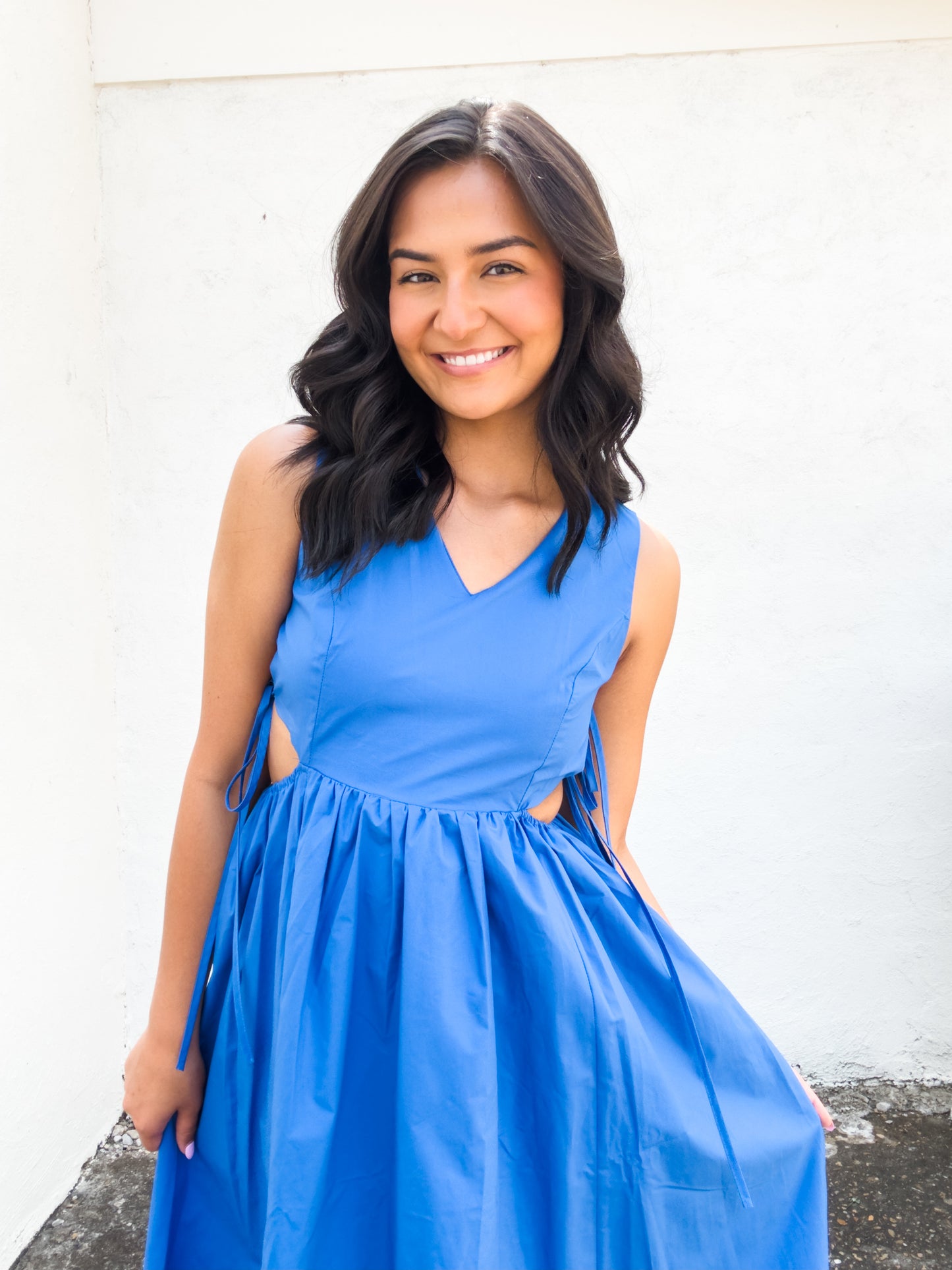 Aegean Blue Maxi Dress