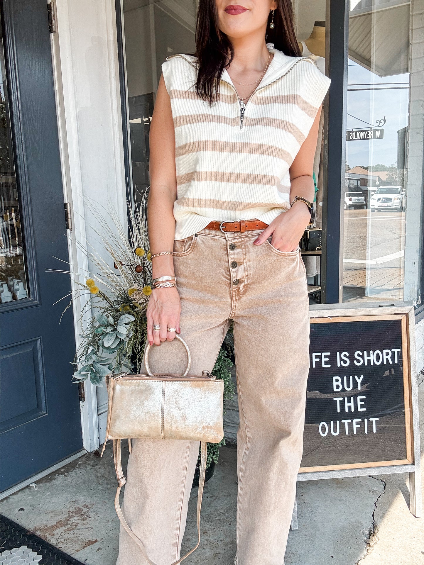 Winter Pearl Sweater Vest