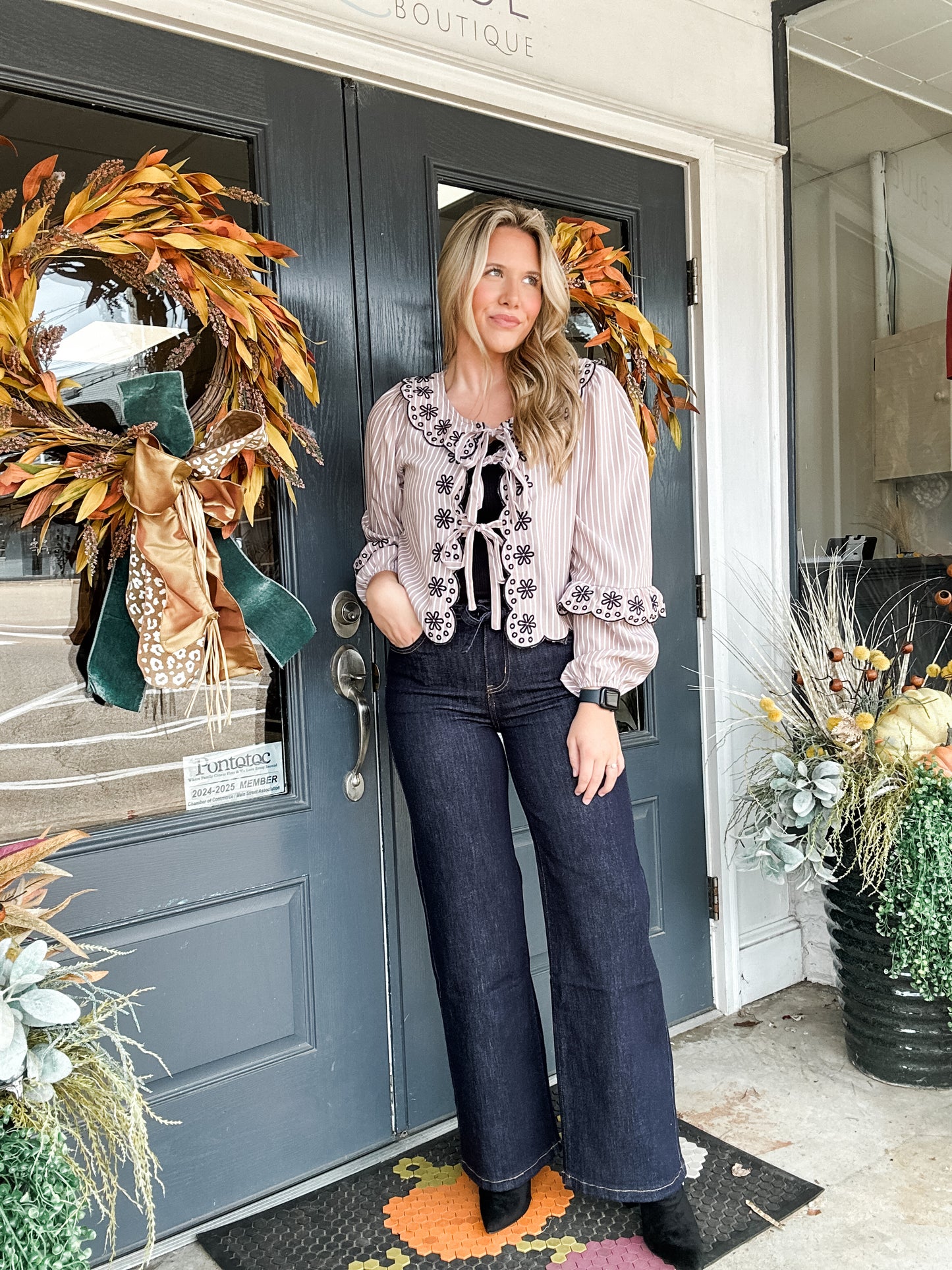 Chloe High Rise Wide Leg Jeans