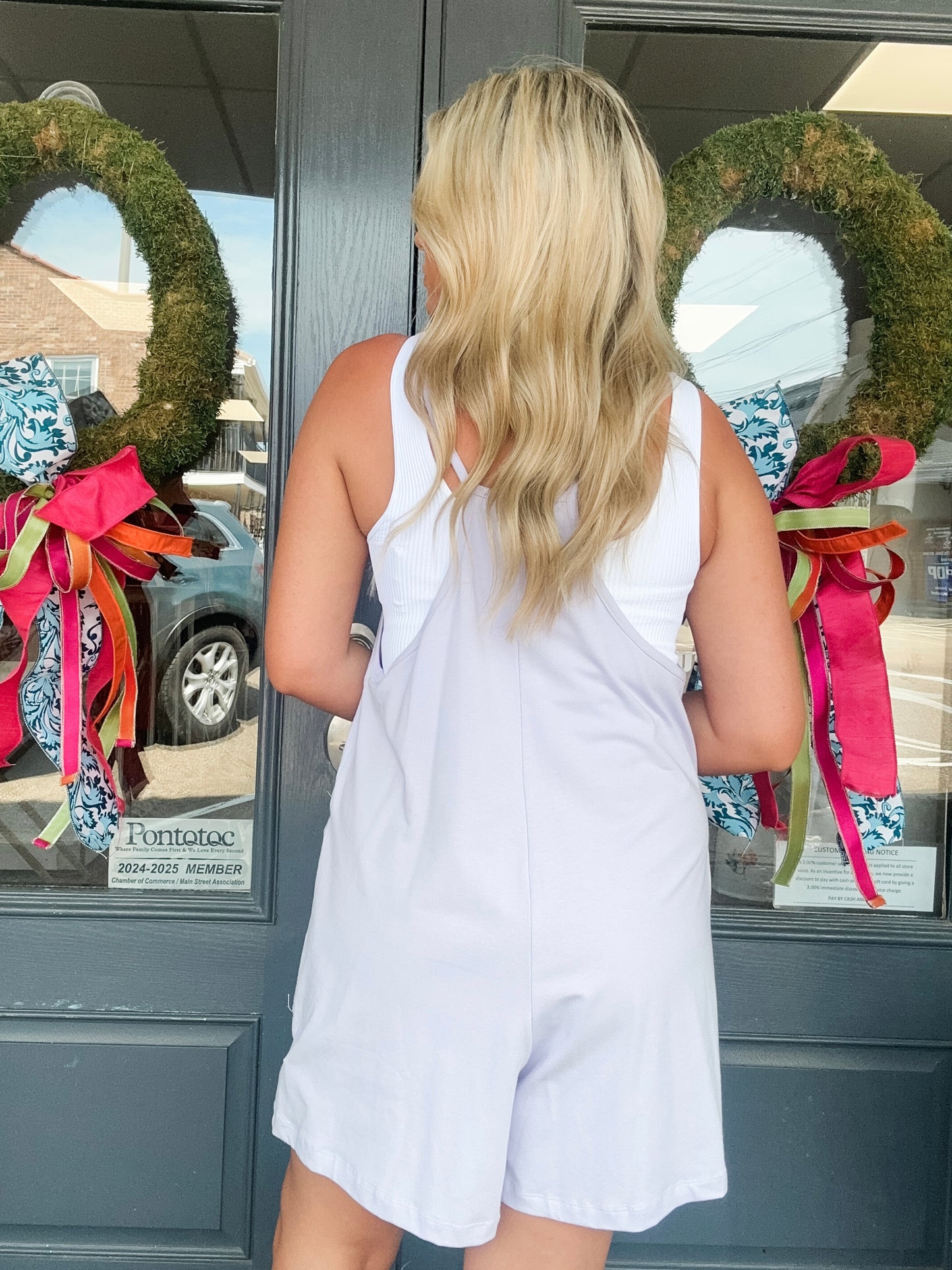 Lavender Fog Romper