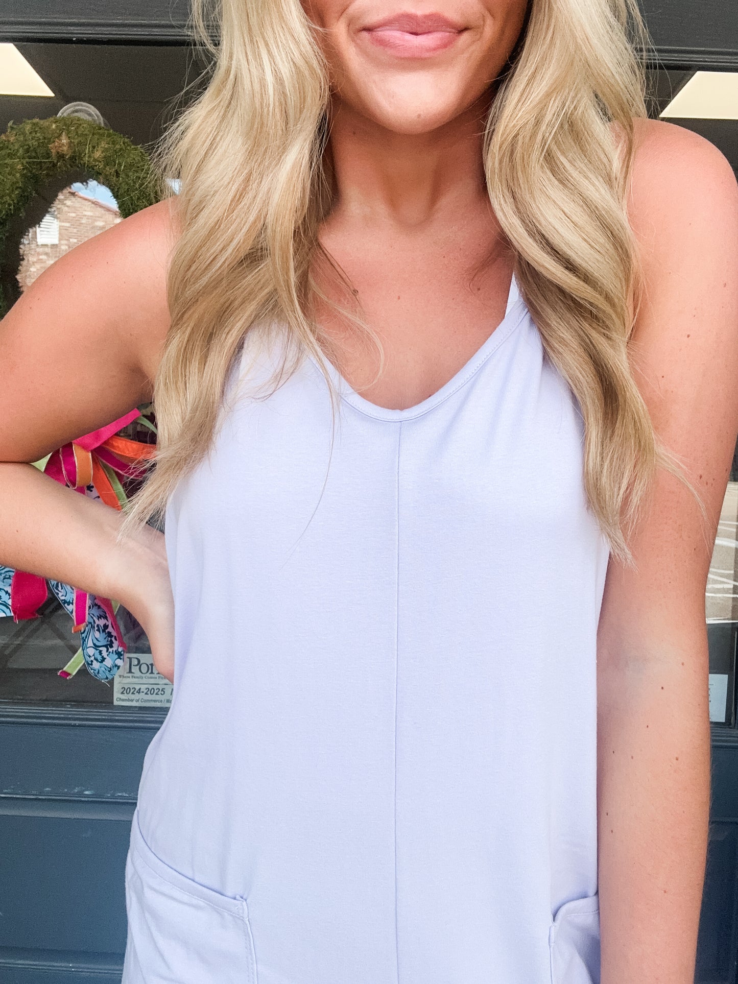 Lavender Fog Romper