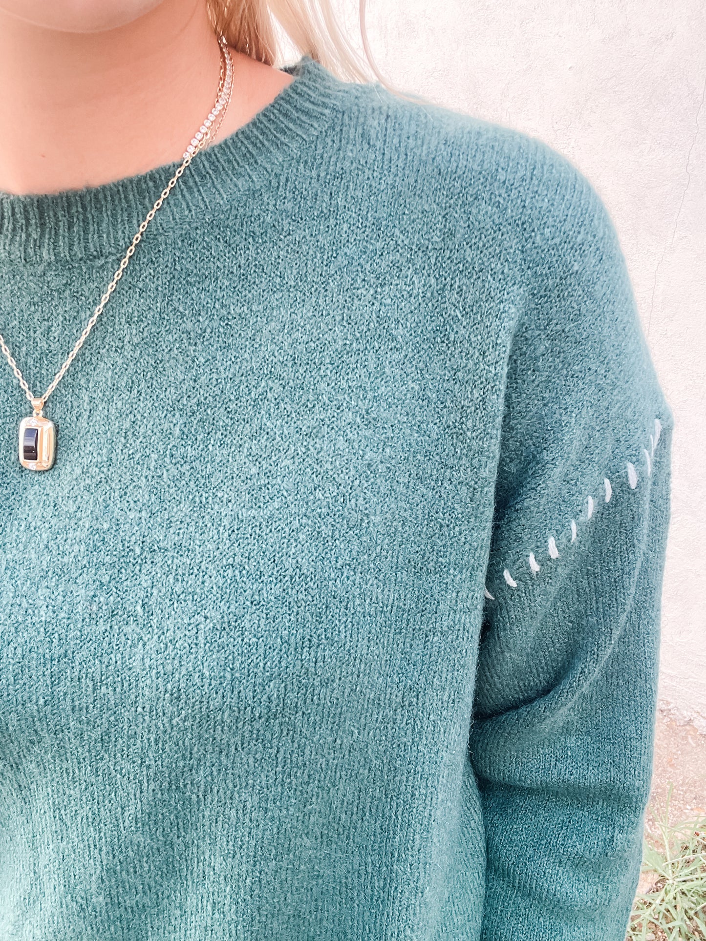 Teal We Meet Again Sweater