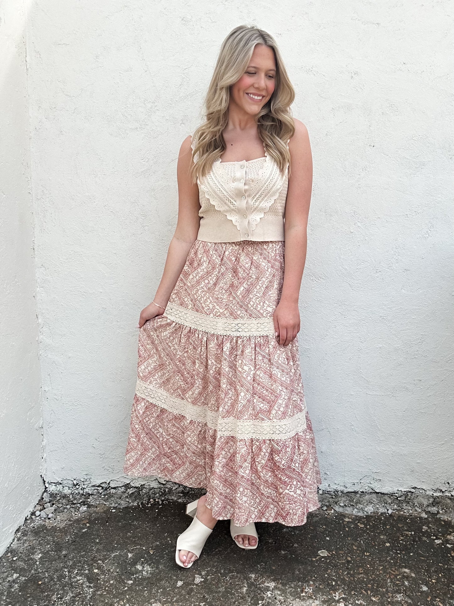 Ruched Waist Skirt