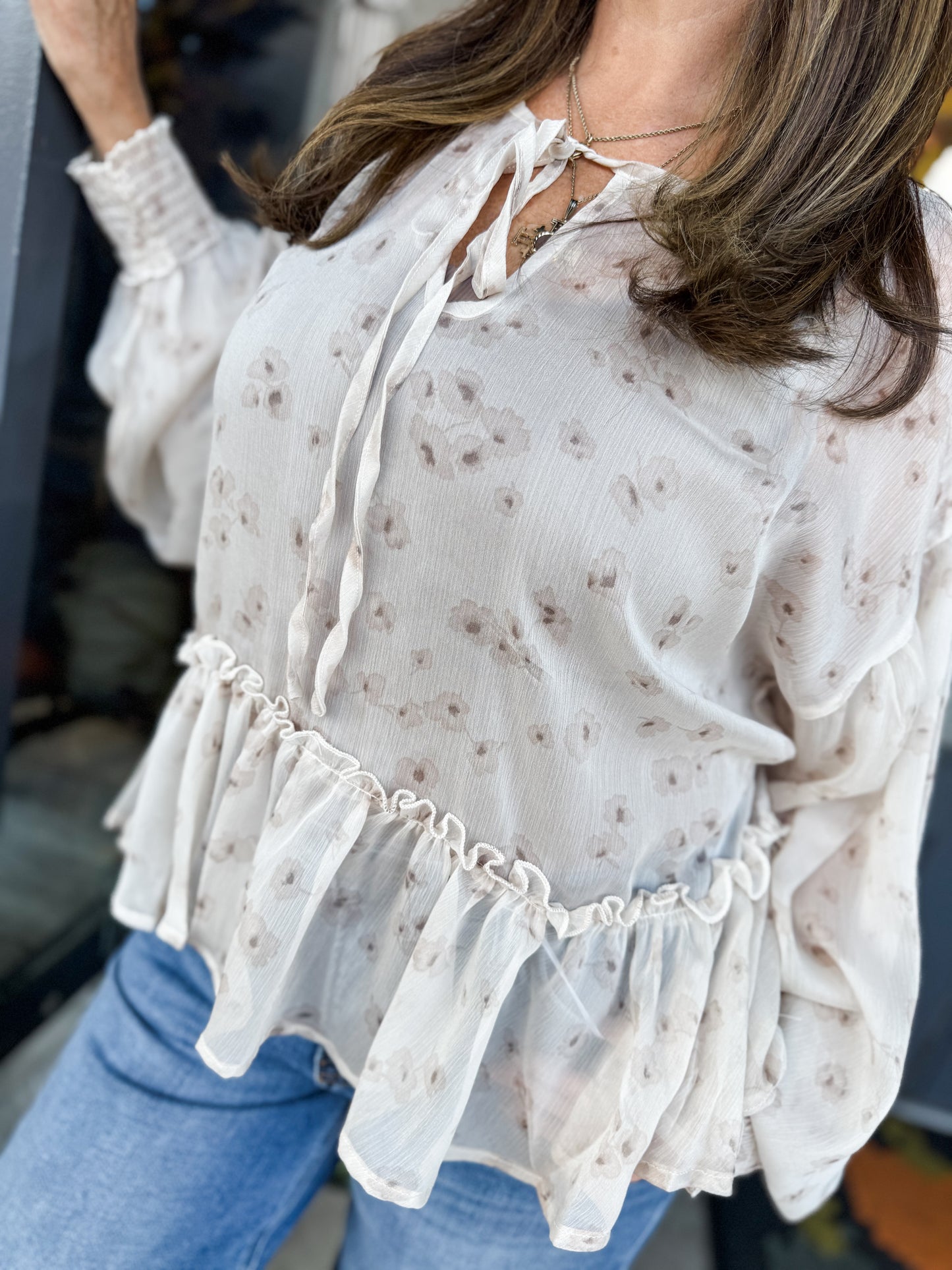 Floral Tea Date Top