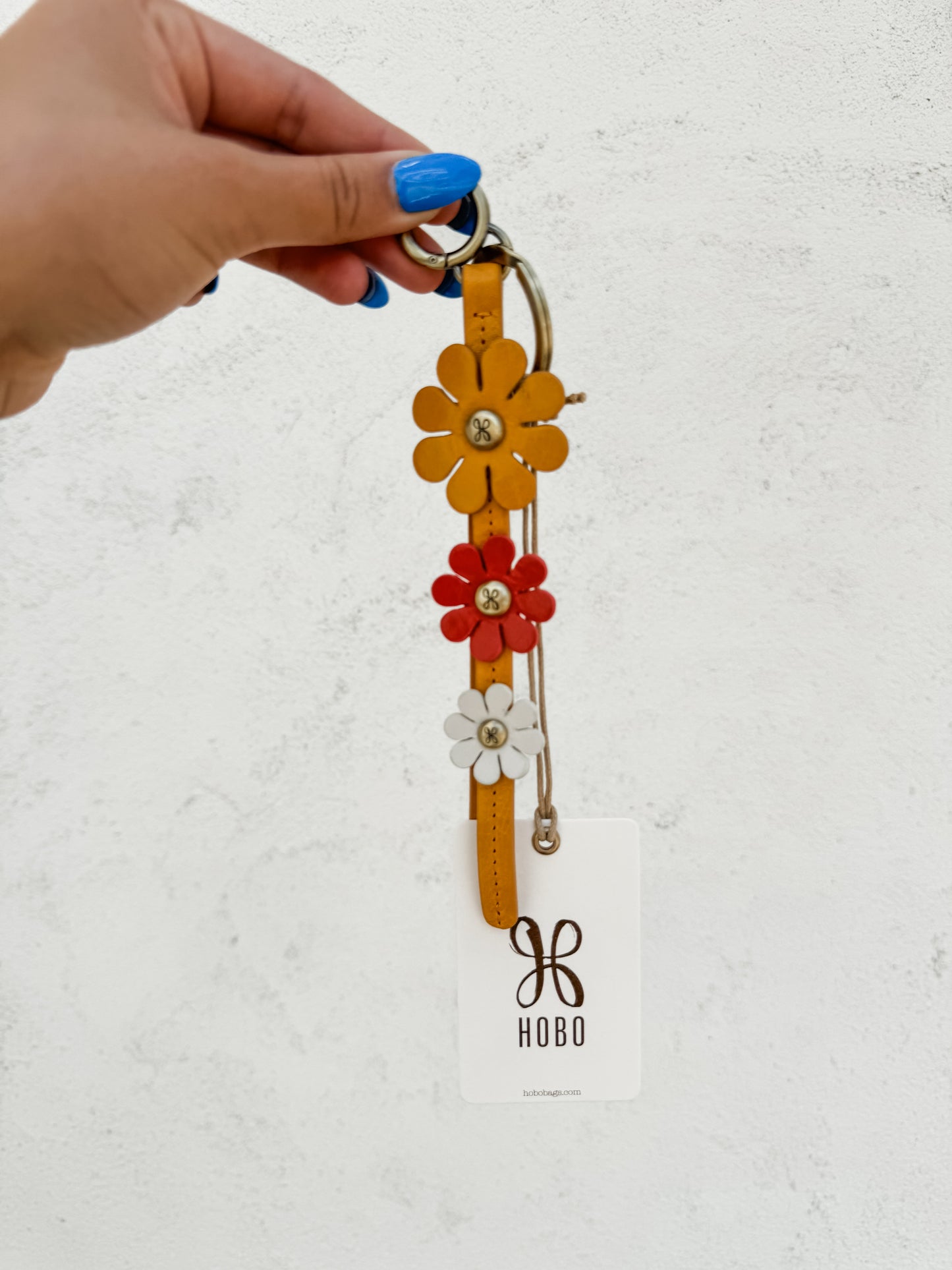 Triflower Keychain in Sun Glow