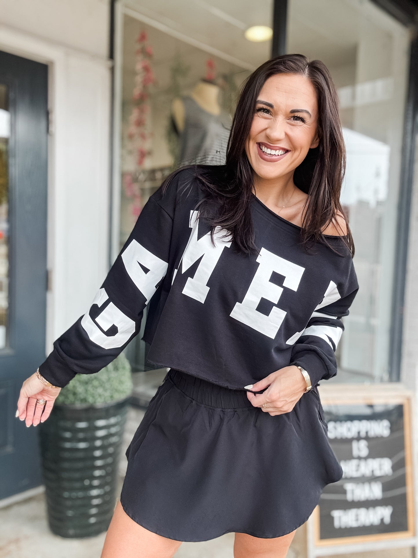 GAMEDAY Cropped Pullover