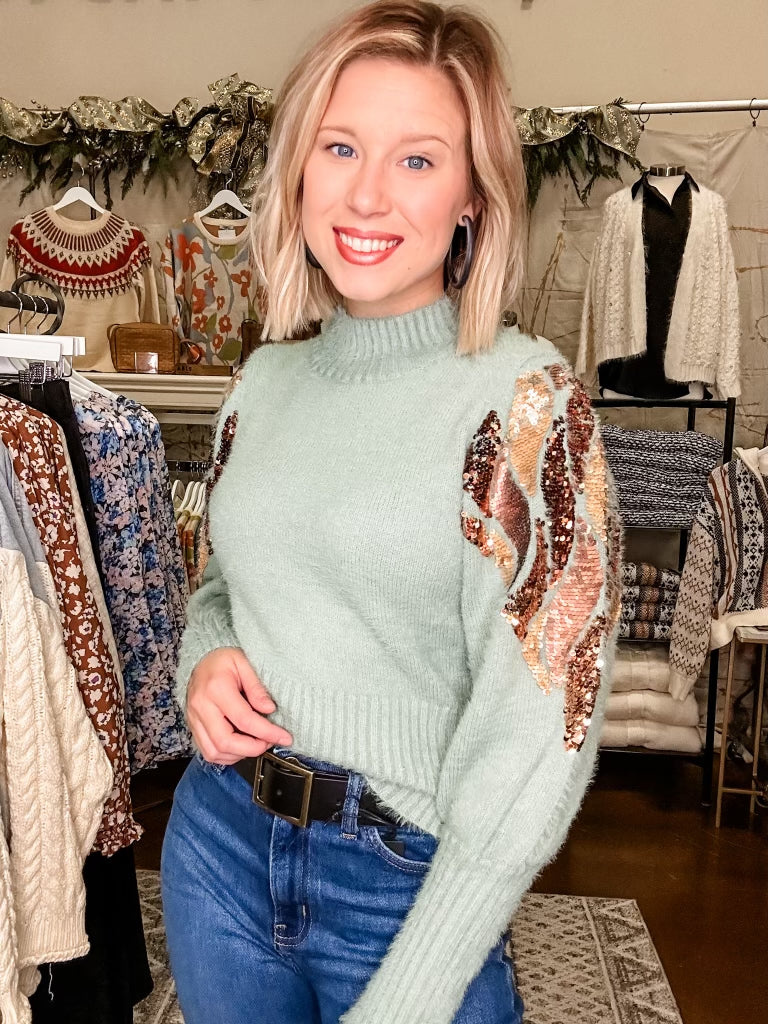 Leaves of Gold Sweater