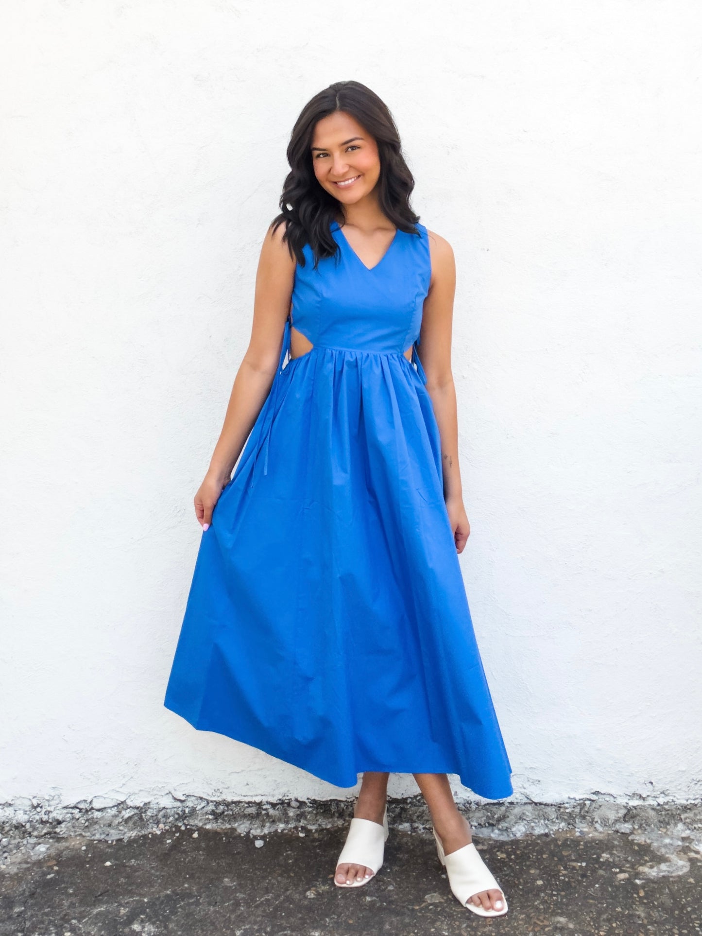 Aegean Blue Maxi Dress