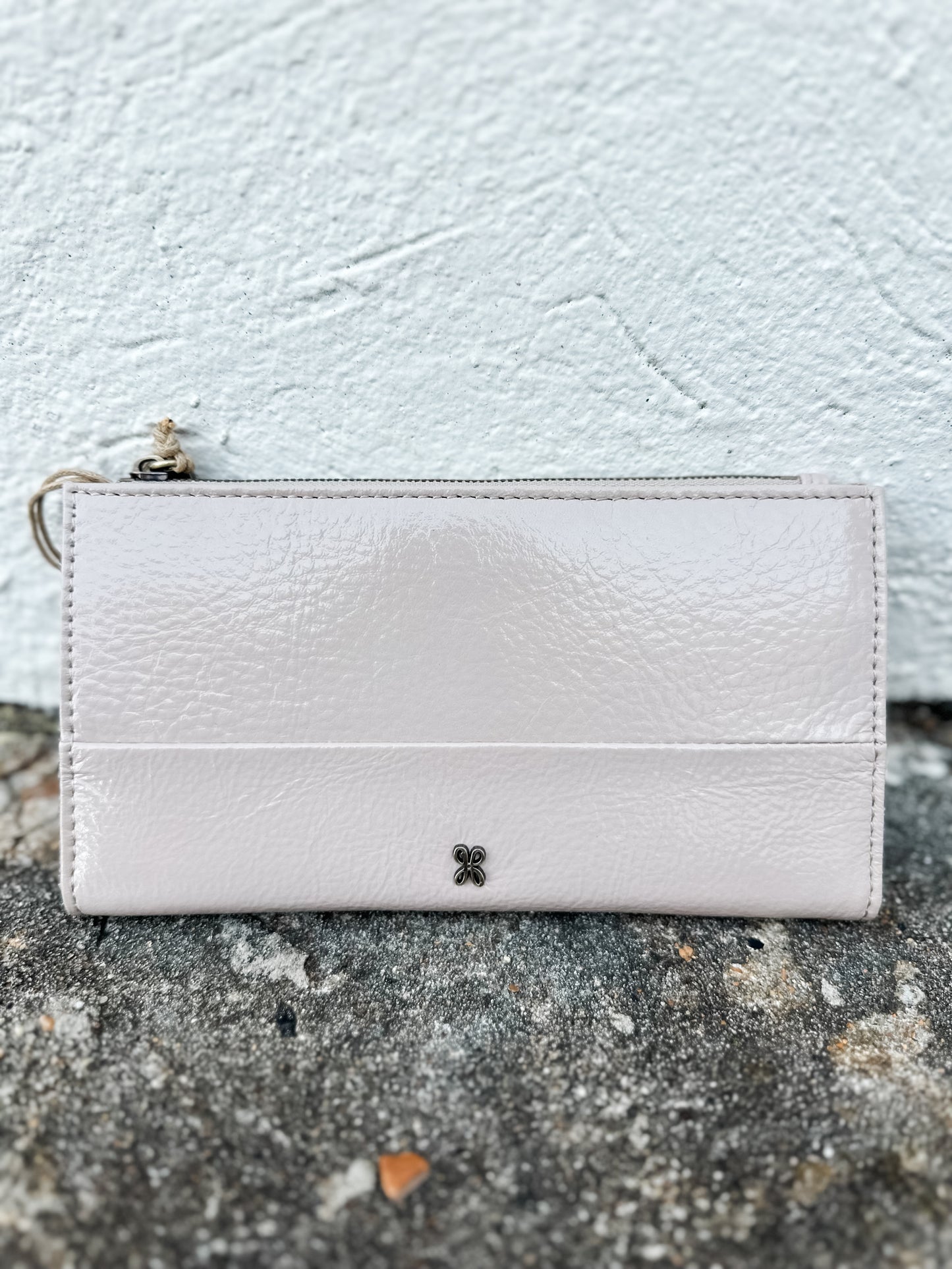 Jill Large Bifold Wallet Stone Gloss